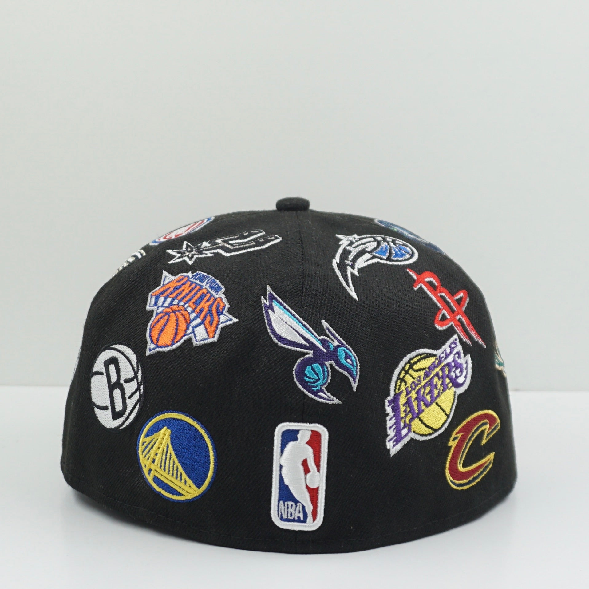 New Era NBA Logos Fitted Cap