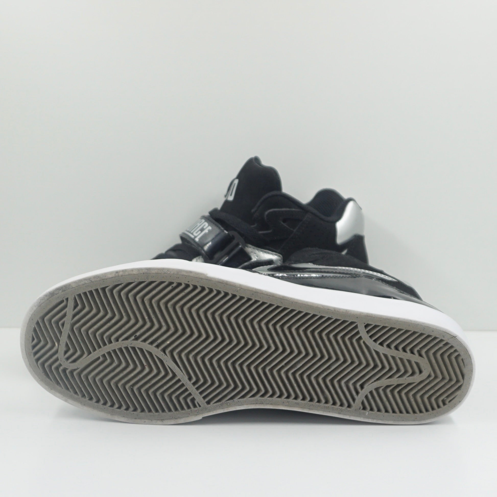 Nike Auto Force 180 Mid Black Patent Silver (2013)