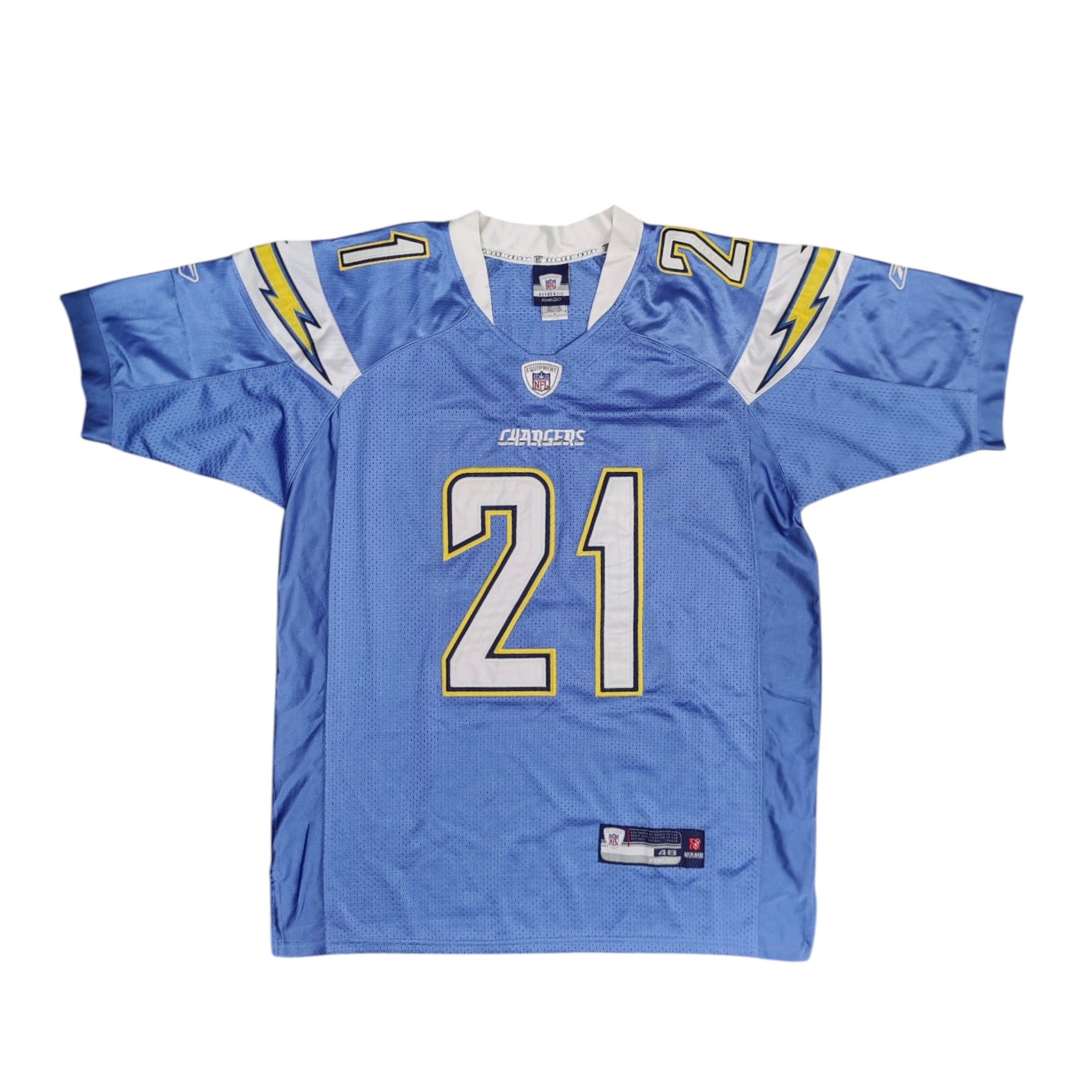 NFL San Diego Chargers Tomlinson #21 Light Blue Jersey