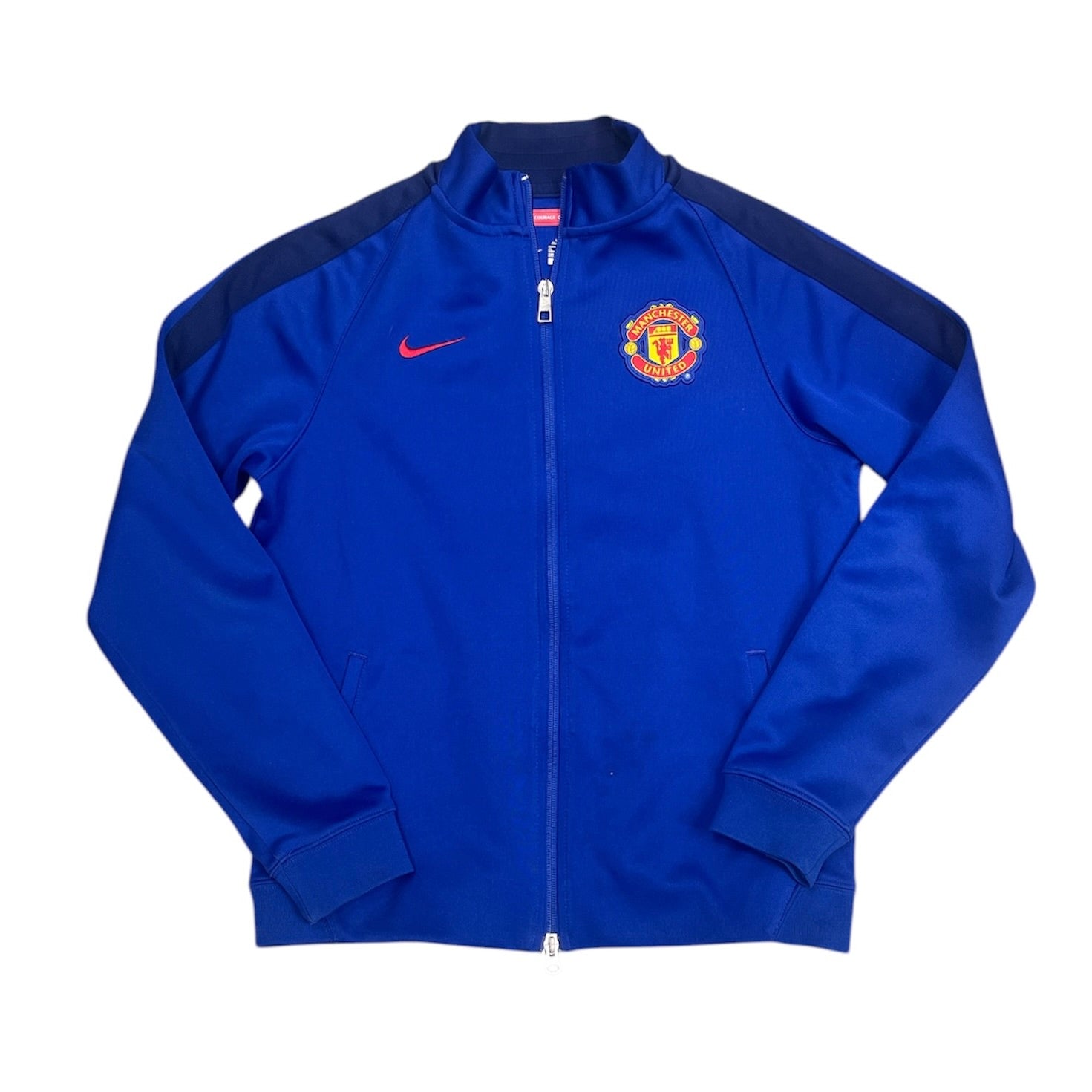 Nike Manchester United Blue Track Jacket (Youth)