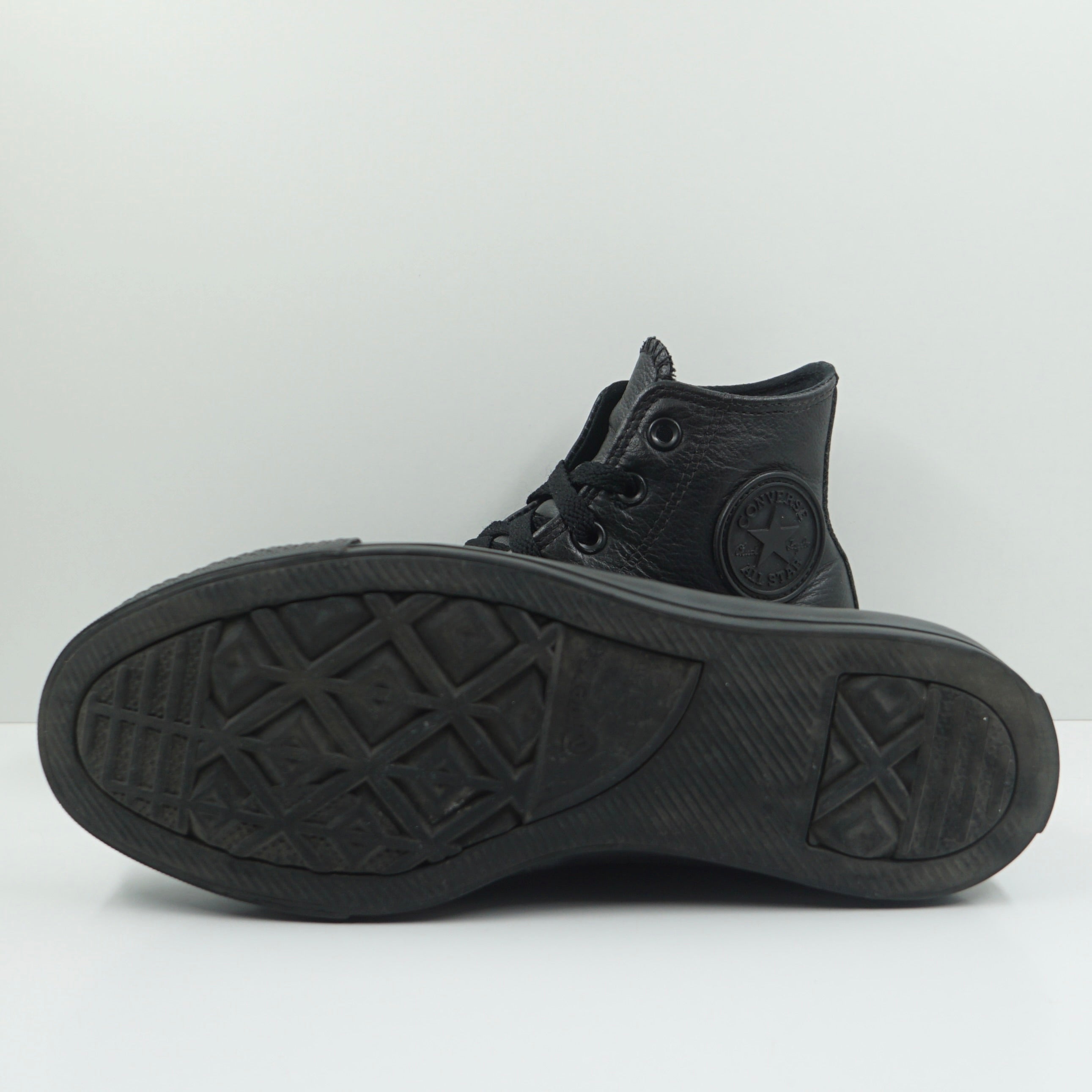 Converse Chuck Taylor All Star Hi Mono Black Leather