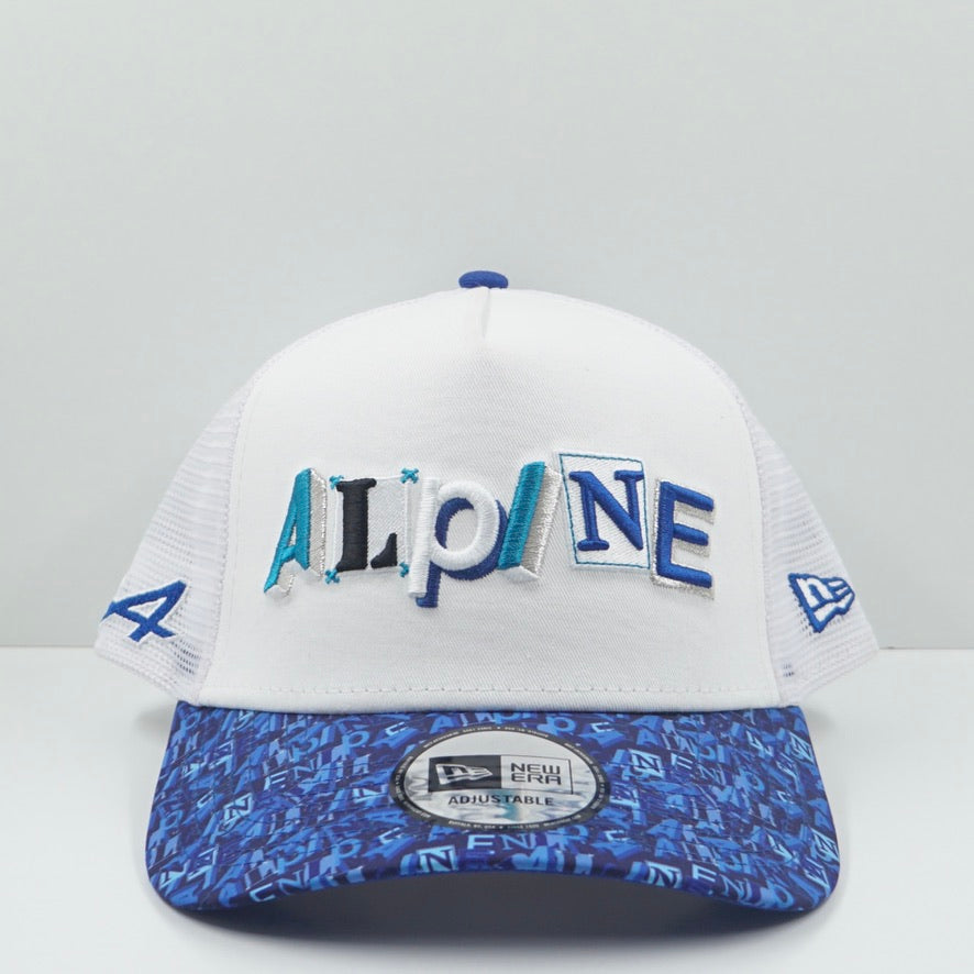 New Era LA Alpine F1 White Blue Snapback Cap