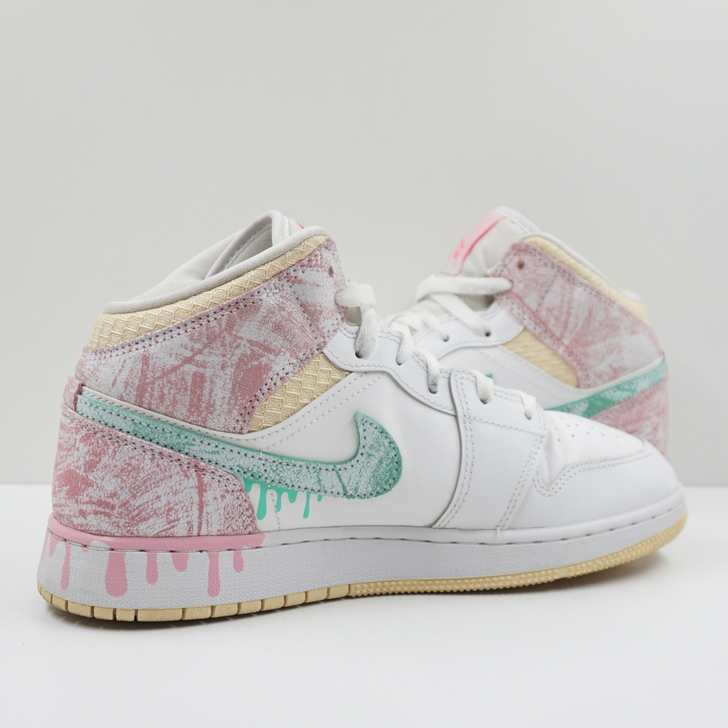 Jordan 1 Mid Paint Drip (GS)