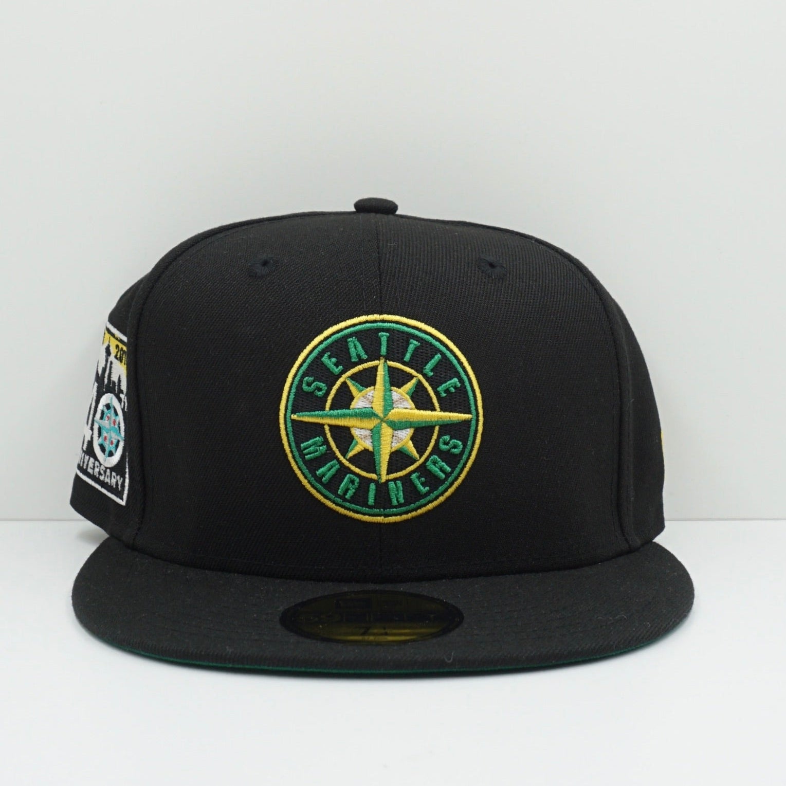 New Era Seattle Mariners Black Fitted Cap