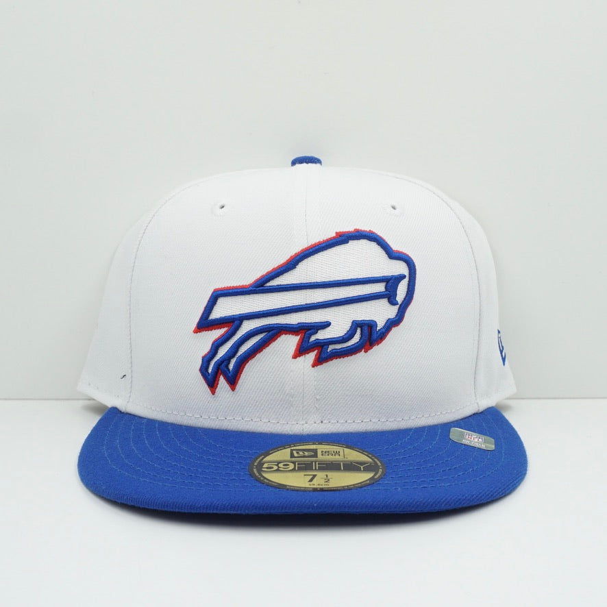 New Era Buffalo Bill White Blue Fitted Cap