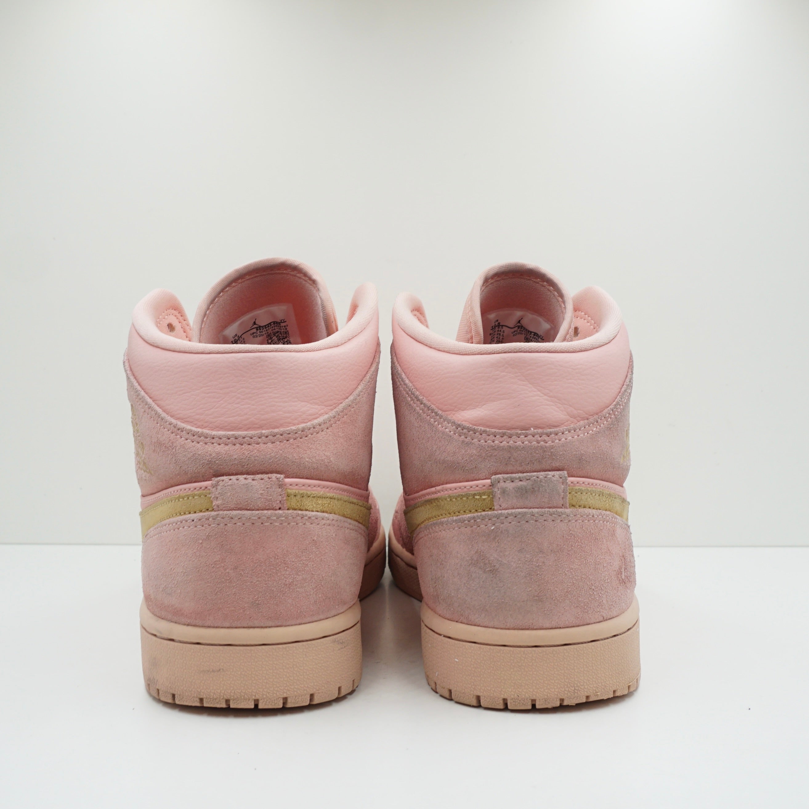 Jordan 1 Mid Coral Gold