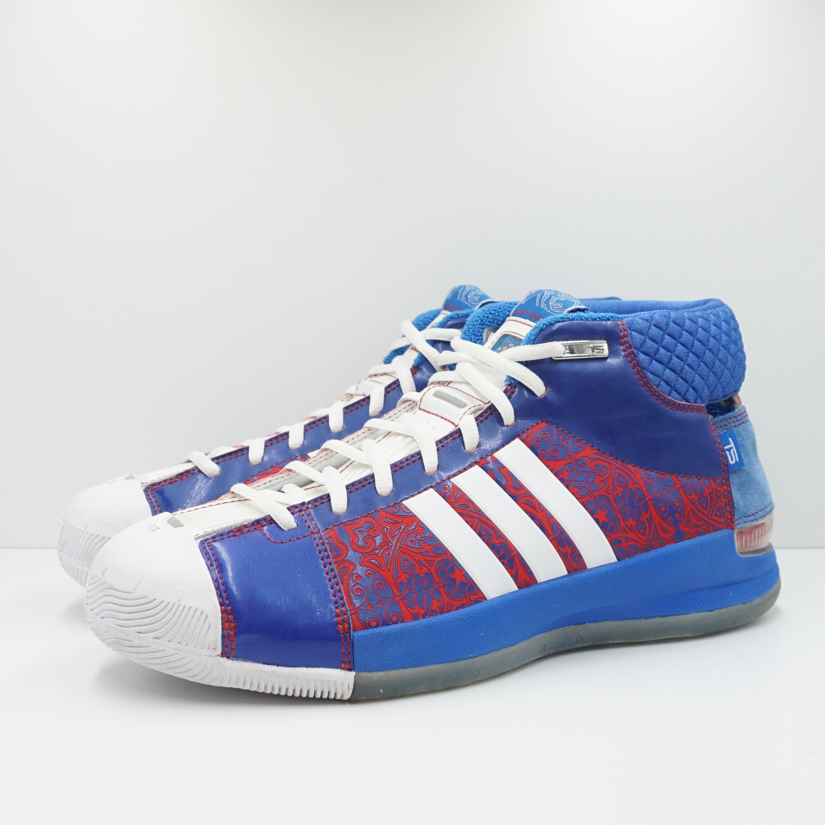 Adidas TS Team Signatur NDLA Blue White Lacer Print Sample