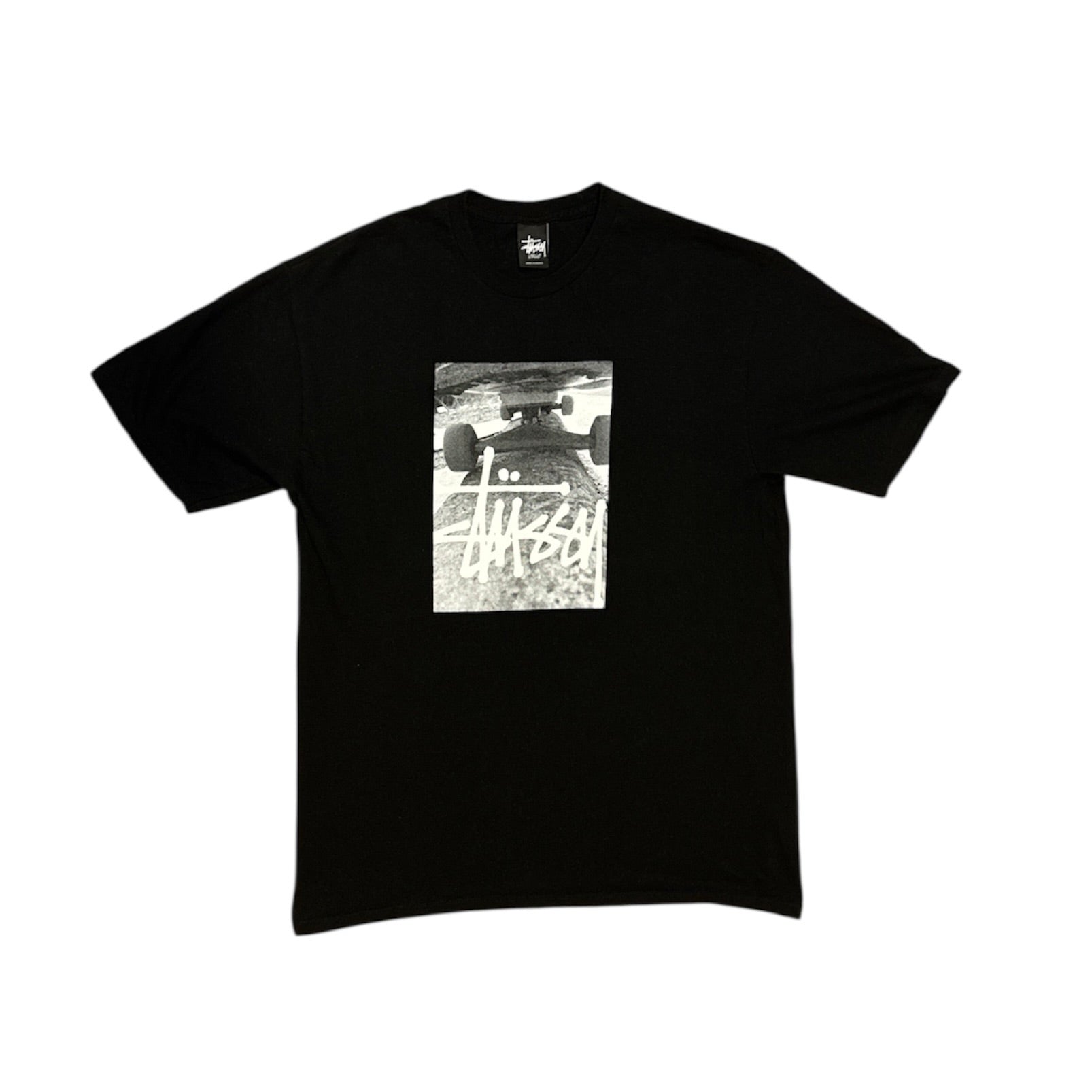 Stussy Skateboard Photo Black Tshirt