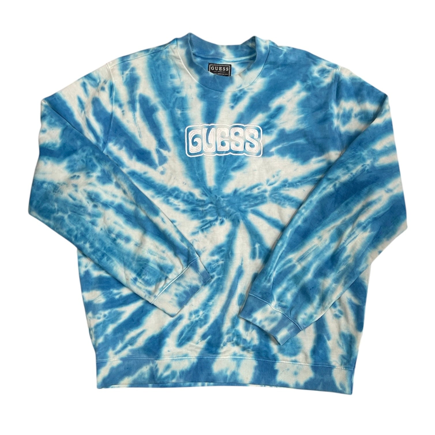 Guess Tie Dye Blue Sweatshirt