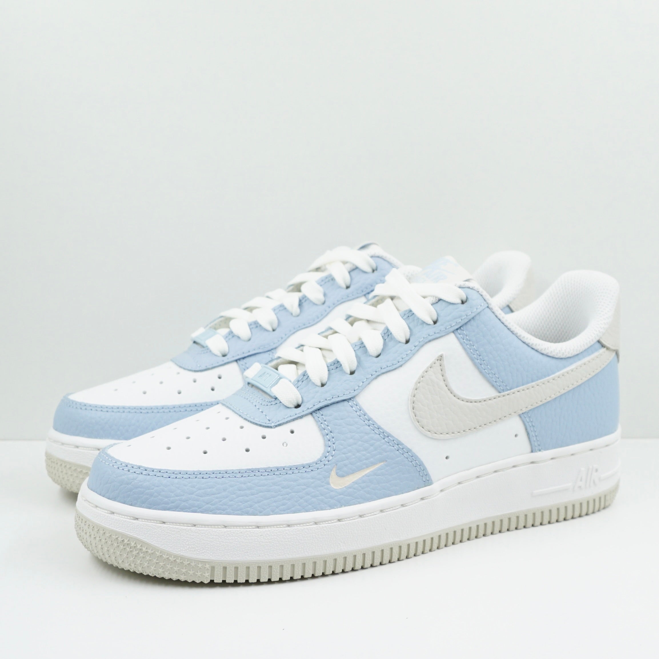 Nike Air Force 1 Low Light Armory Blue Mini Swoosh (W)