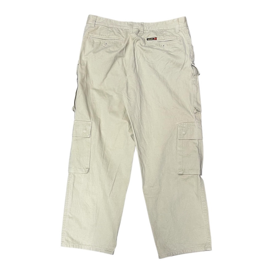 Schott NYC Beige Cargo Pants