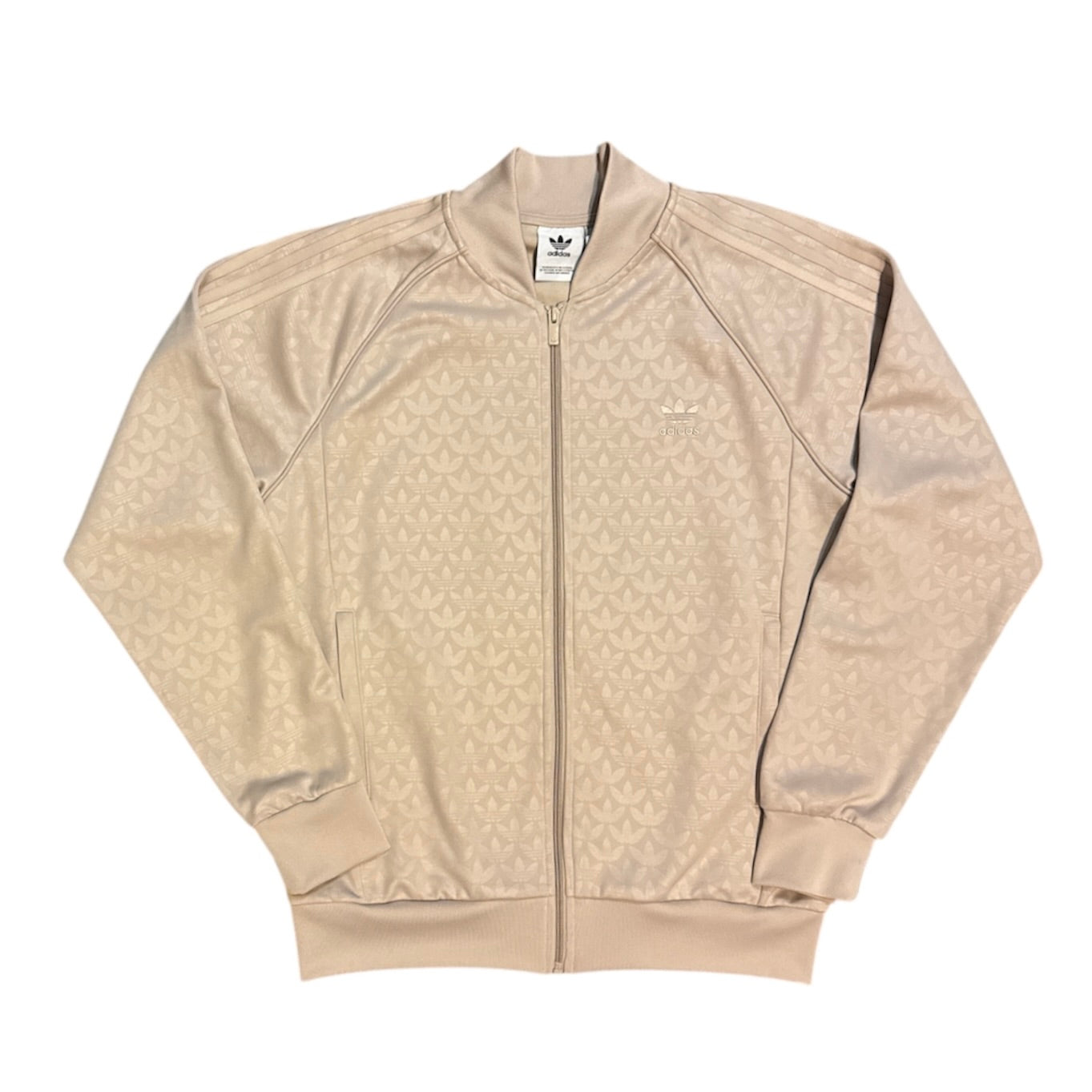 Adidas Graphics Monogram SST Beige Track Top - Main Image