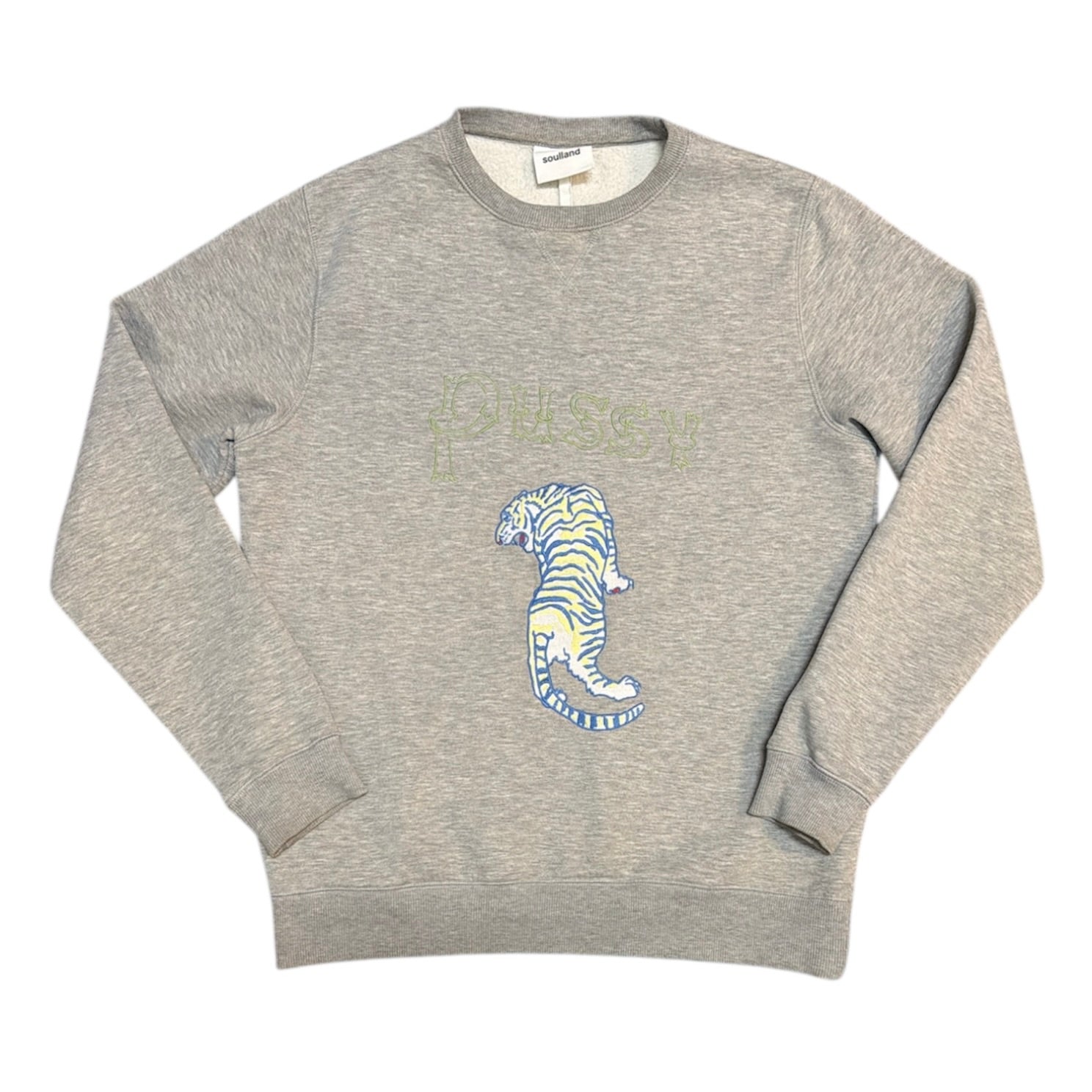 Soulland Prowling Tiger Grey Sweatshirt