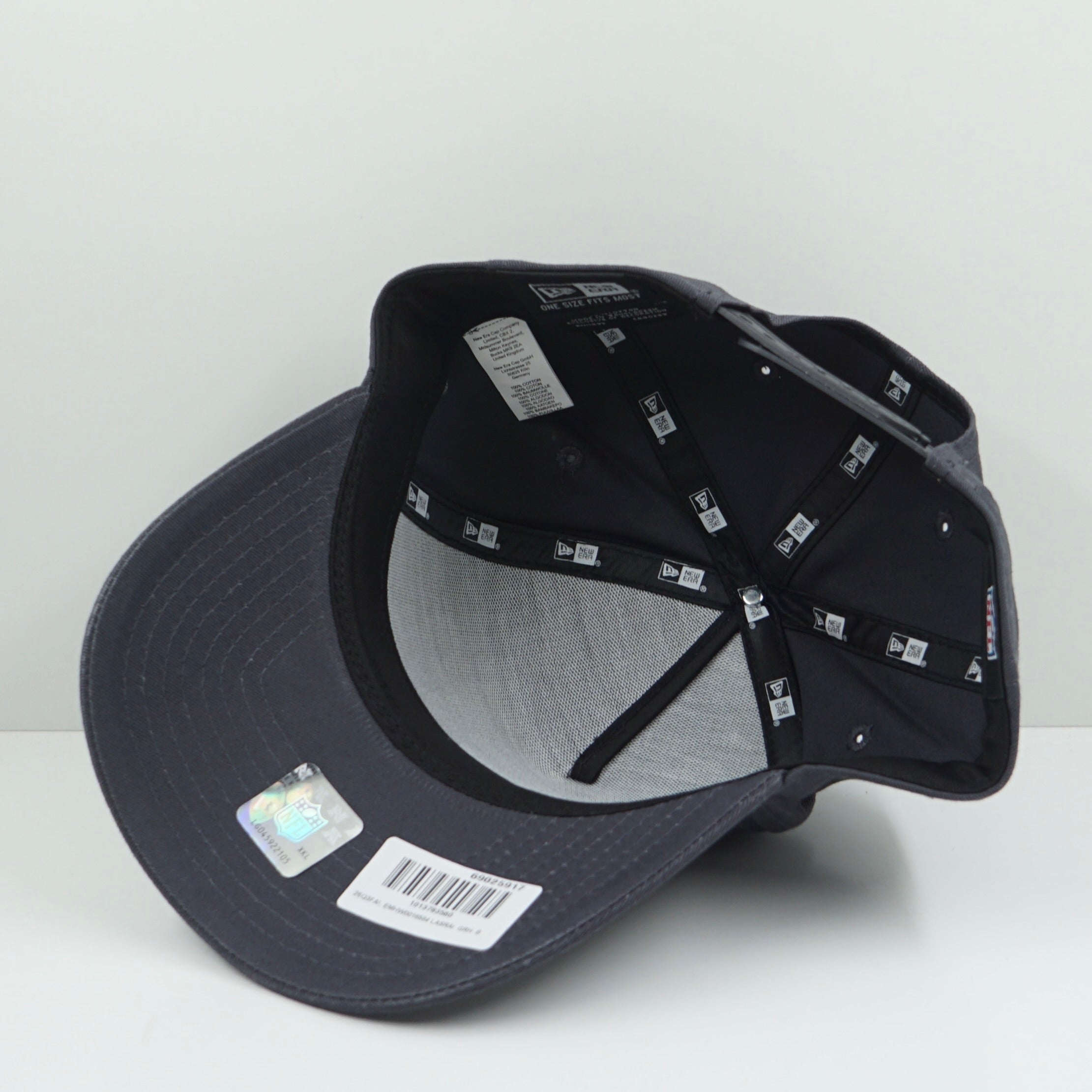 New Era LA Raiders Dark Grey Adjustable Cap