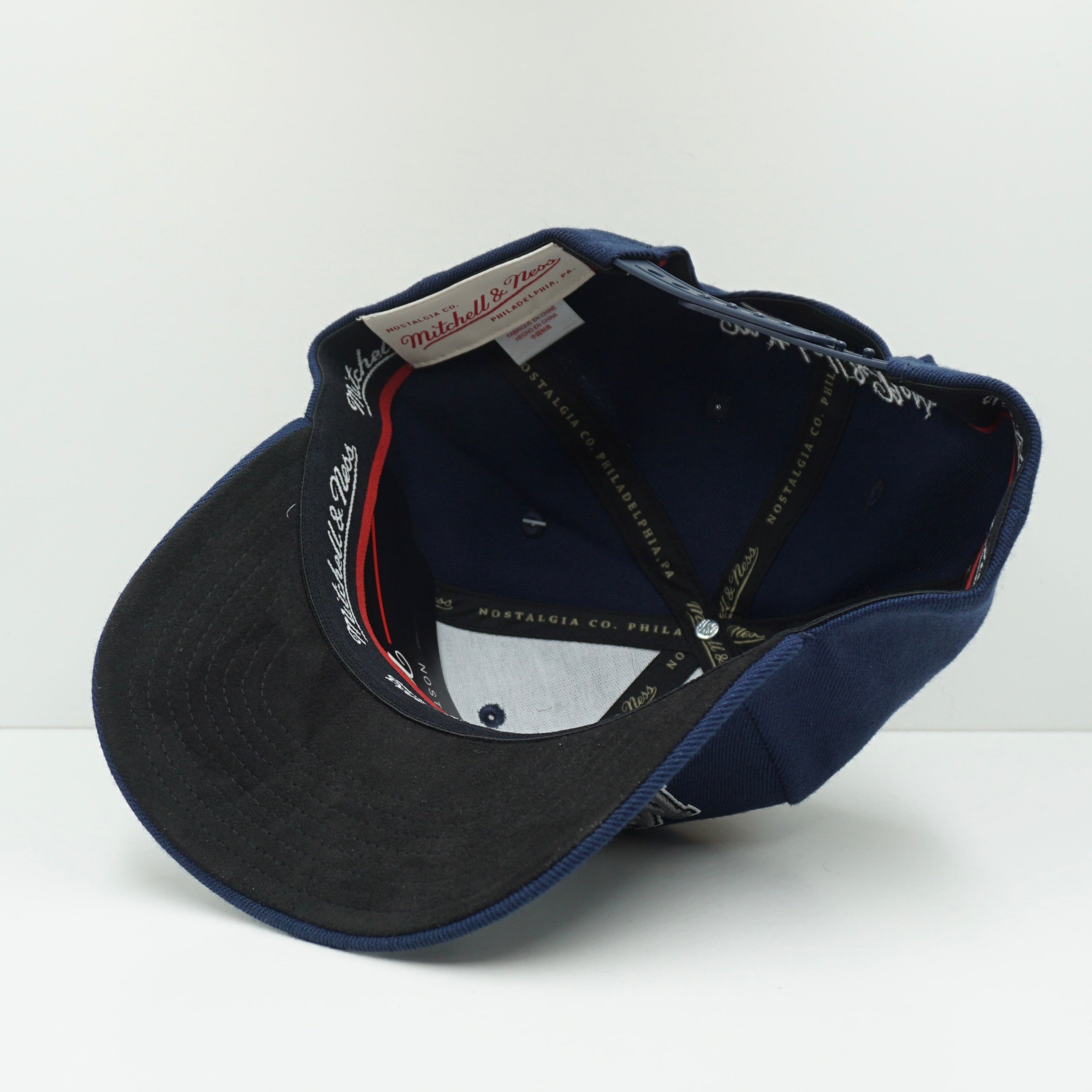 Mitchell & Ness Navy Grey Snapback Cap