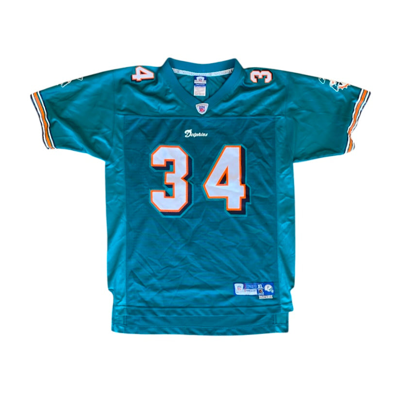 Reebok Miami Dolphins Ricky Williams #34 Green NFL Jersey (Youth)