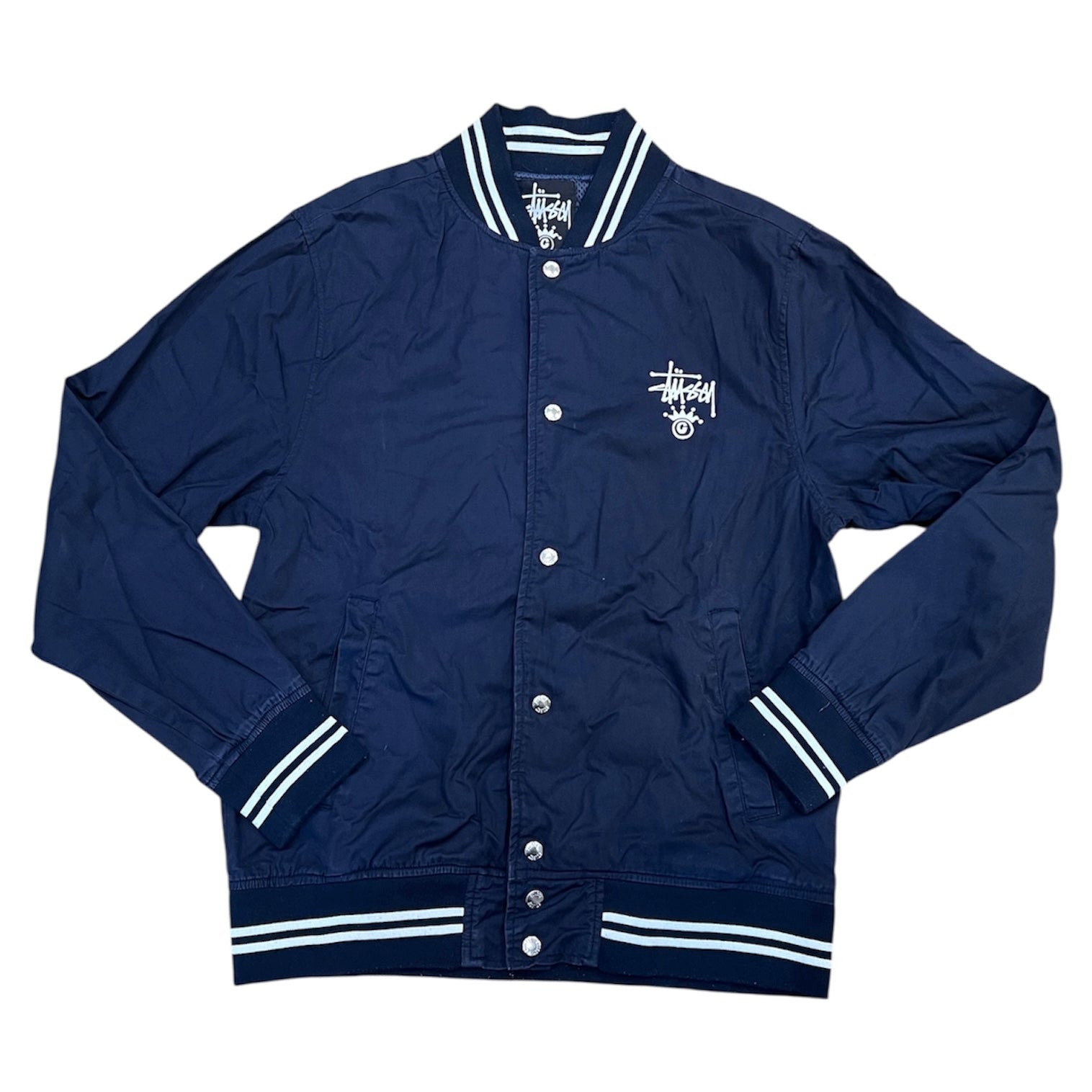 Stussy Navy Bomber Jacket