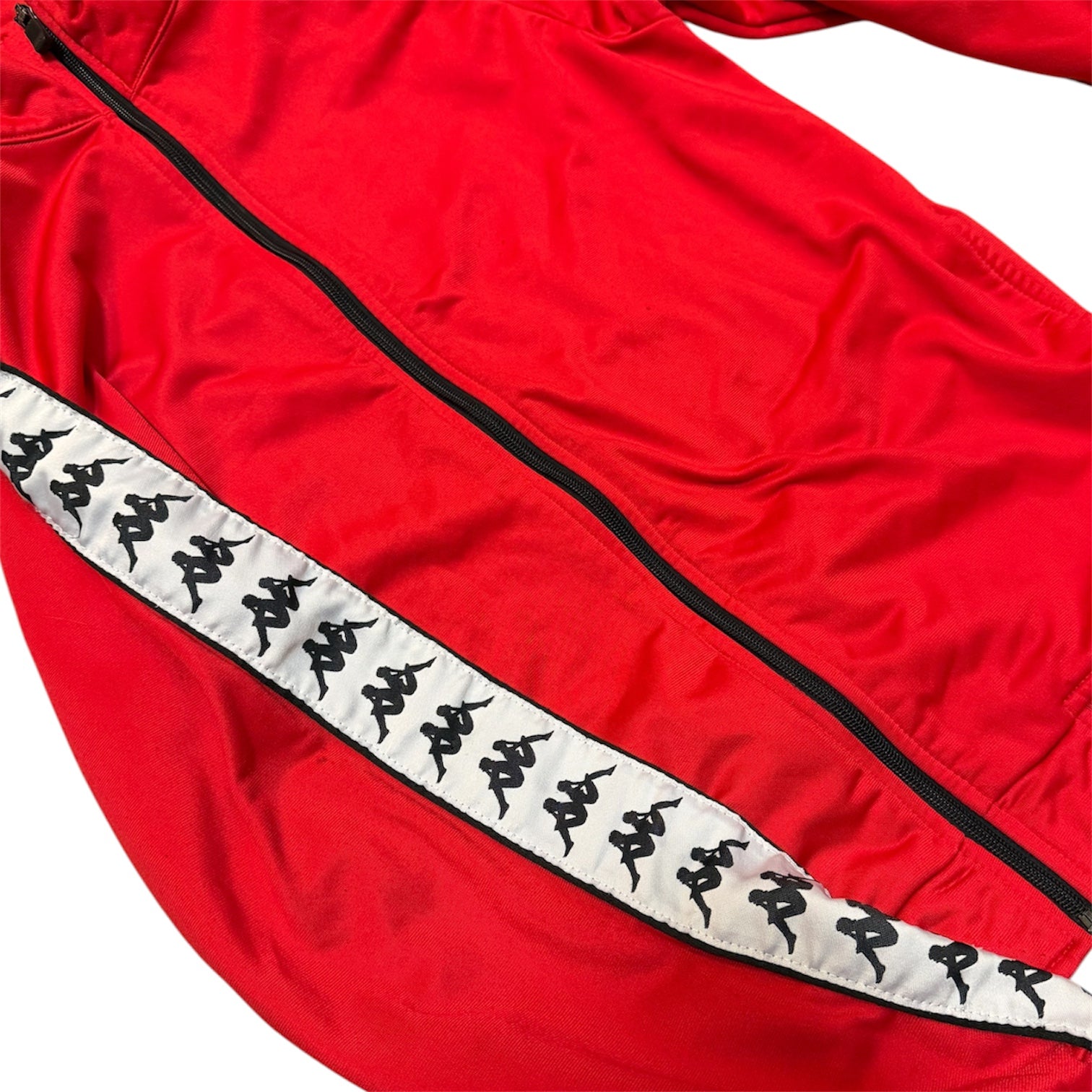 Kappa Red White Track Top
