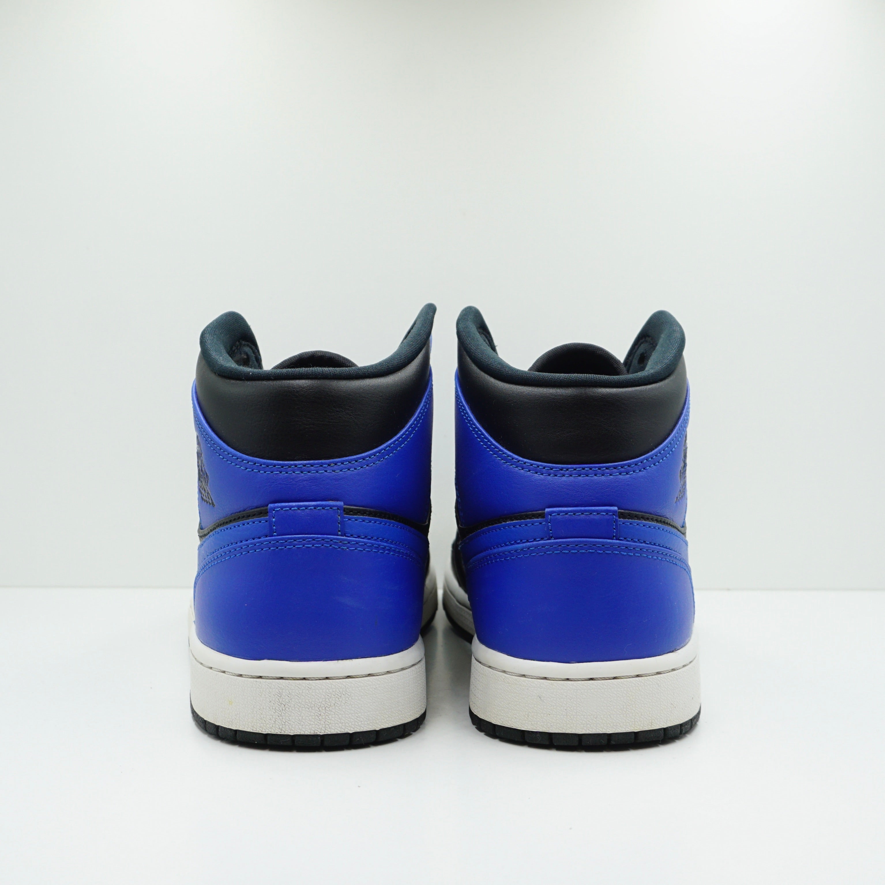 Jordan 1 Mid Hyper Royal Tumbled Leather