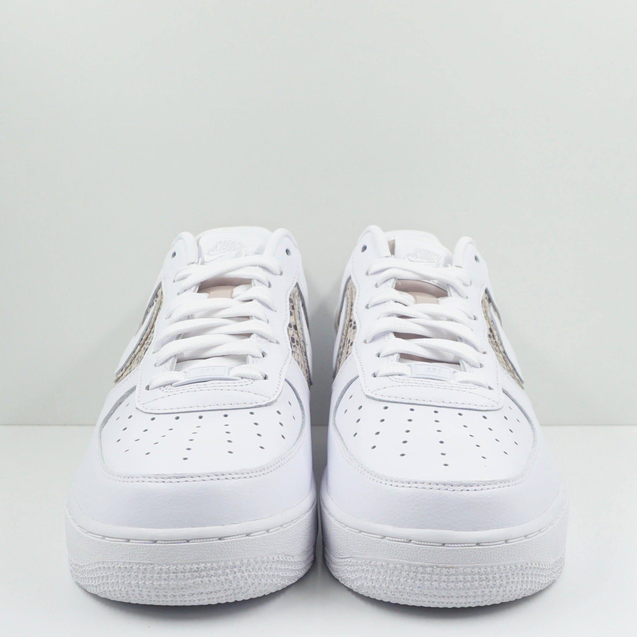 Nike Air Force 1 By You White Snakeskin