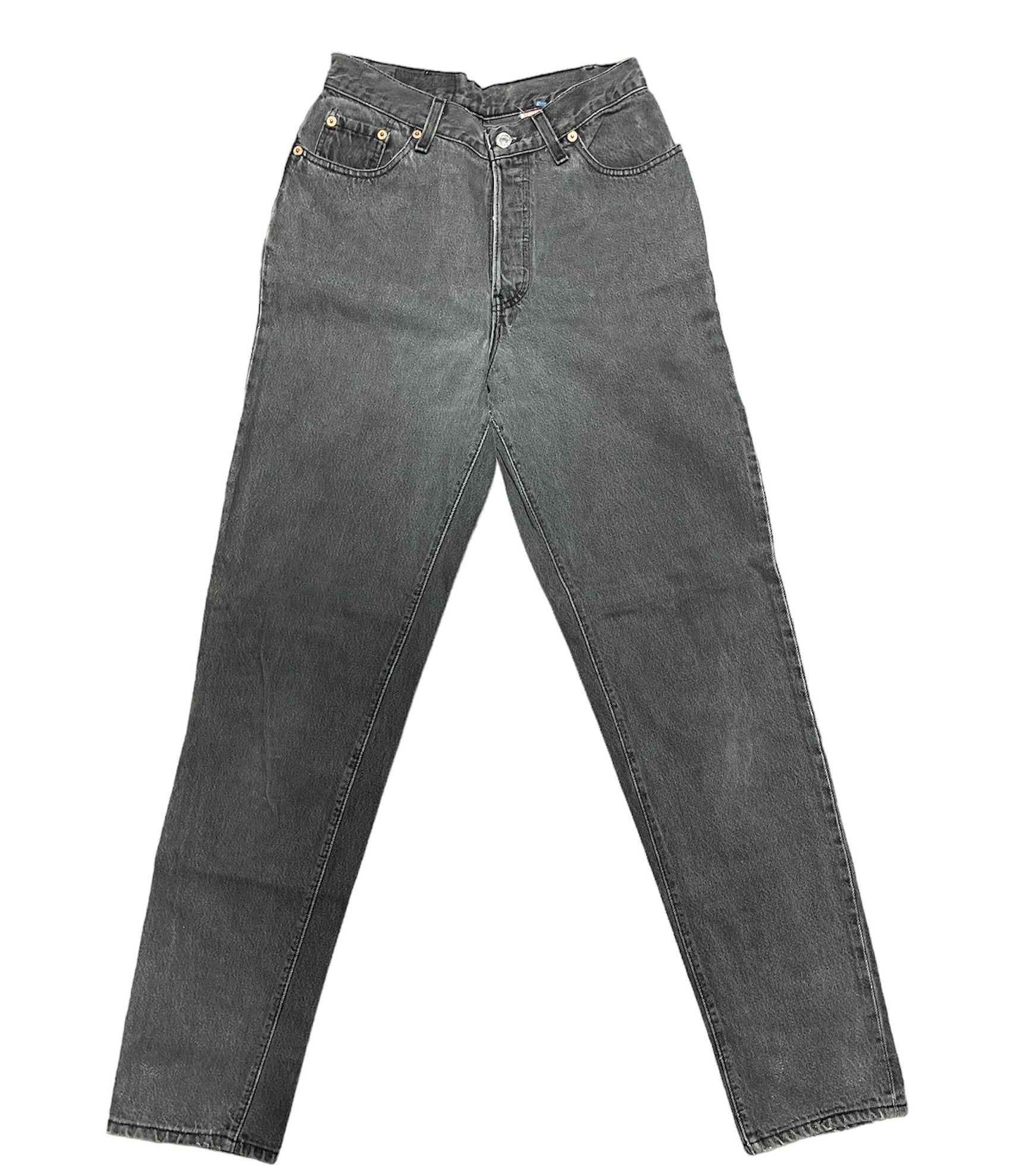 Vintage Levis 501 Vintage Black/Grey Jeans