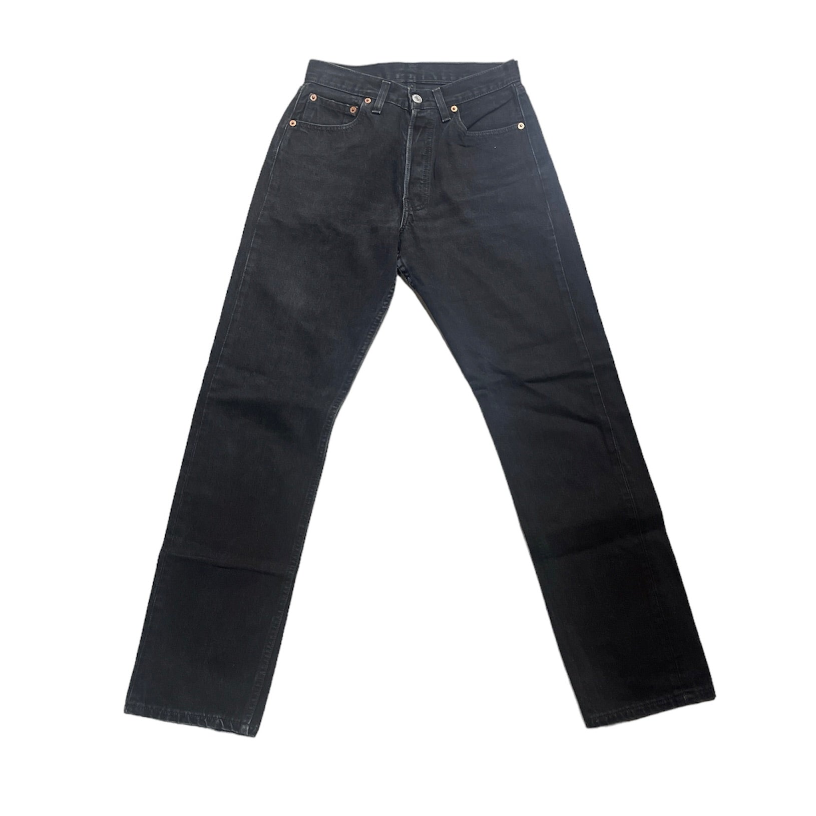Vintage Levis 501 Vintage Black Jeans (W28/L30) (W)
