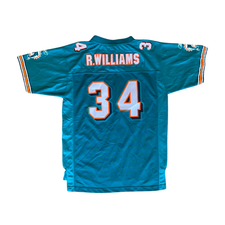 Reebok Miami Dolphins Ricky Williams #34 Green NFL Jersey (Youth)