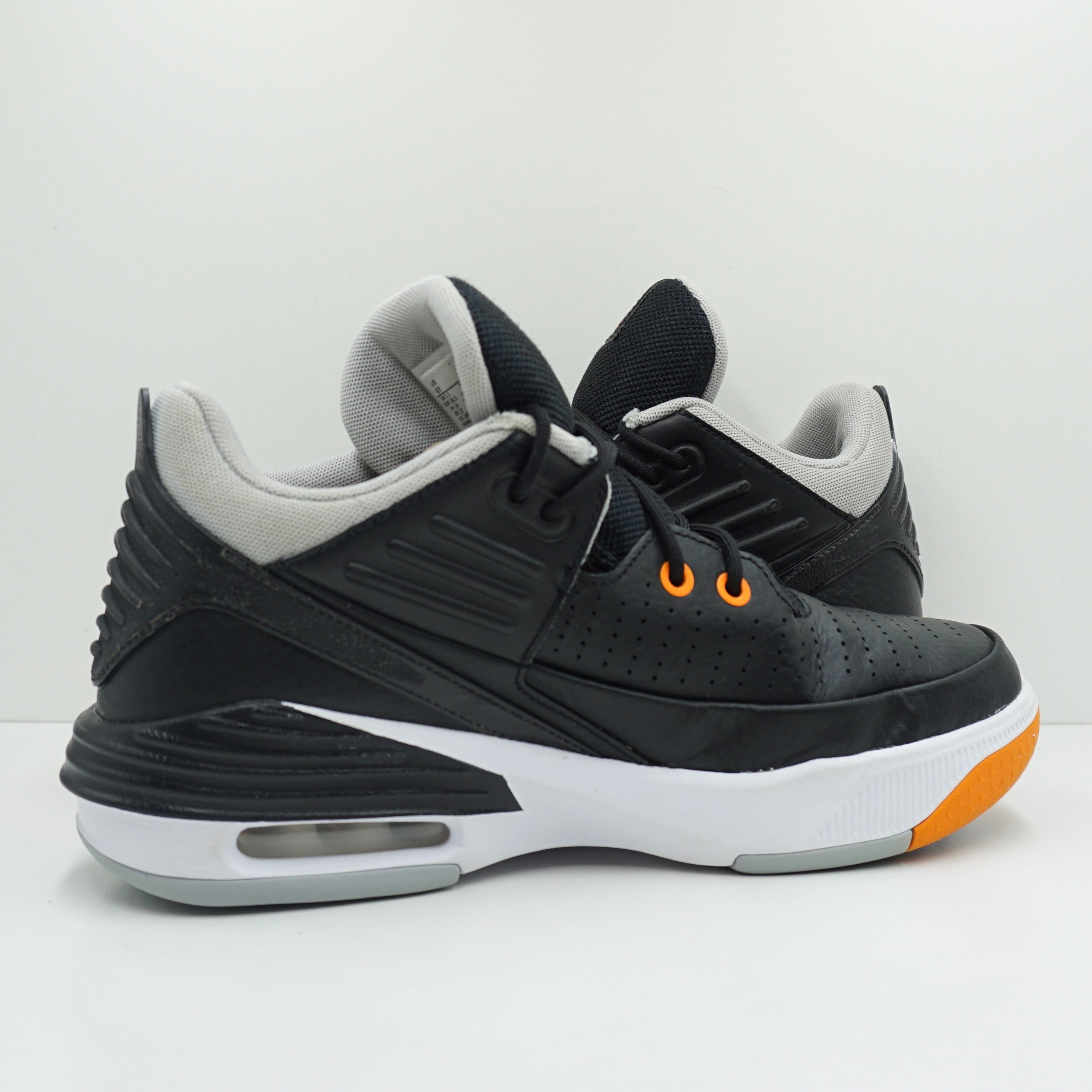 Jordan Max Aura 5 Black Wolf Grey White Magma Orange (GS)