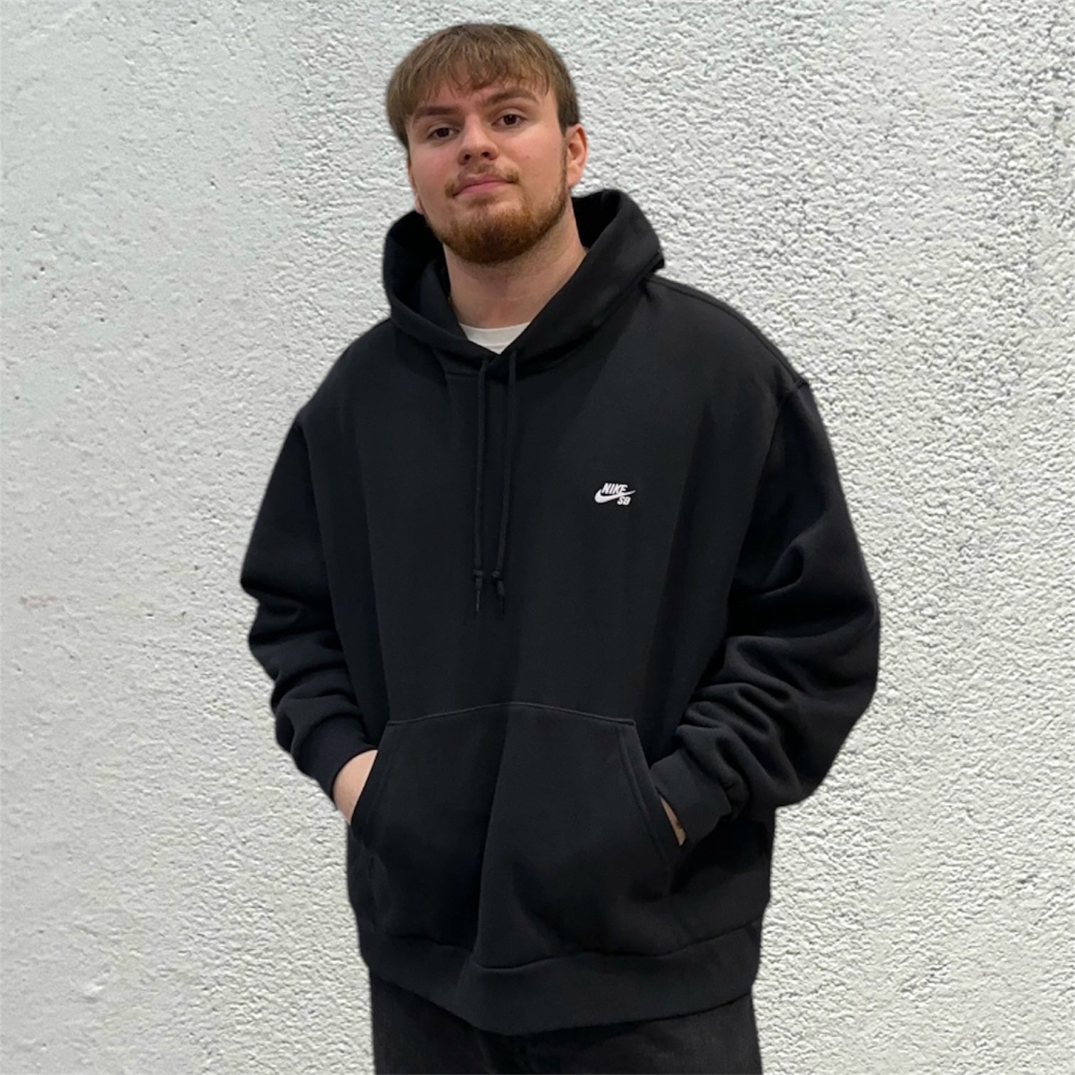 Nike SB Fleece Pullover Skate Black Hoodie