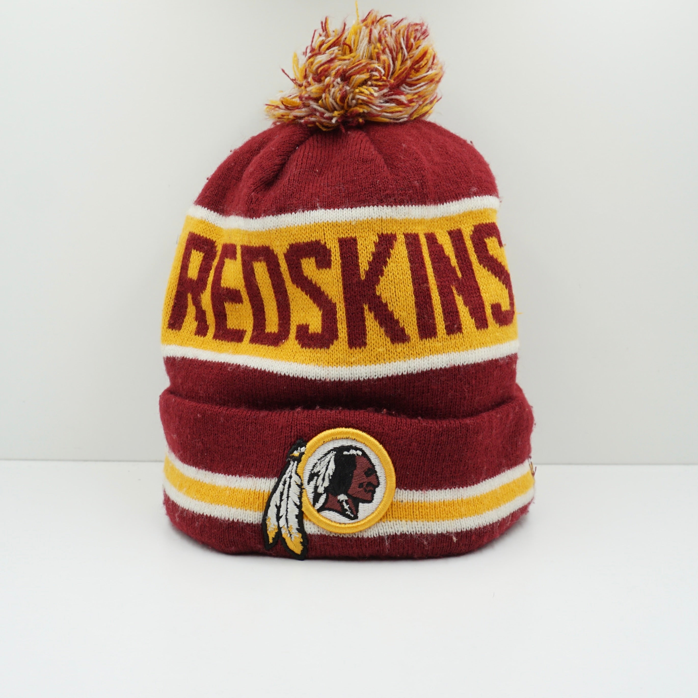 New Era Washington Red Skins Bobble Beanie