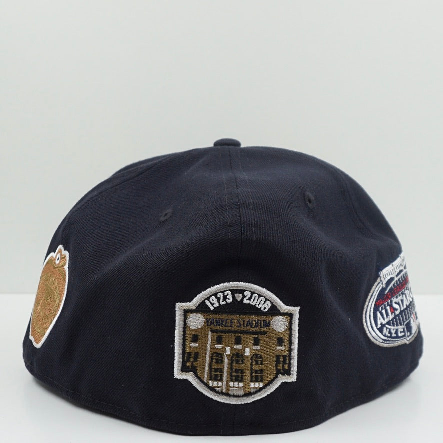 New Era Cooperstown New York Yankees Multi Logo Navy Fitted Cap
