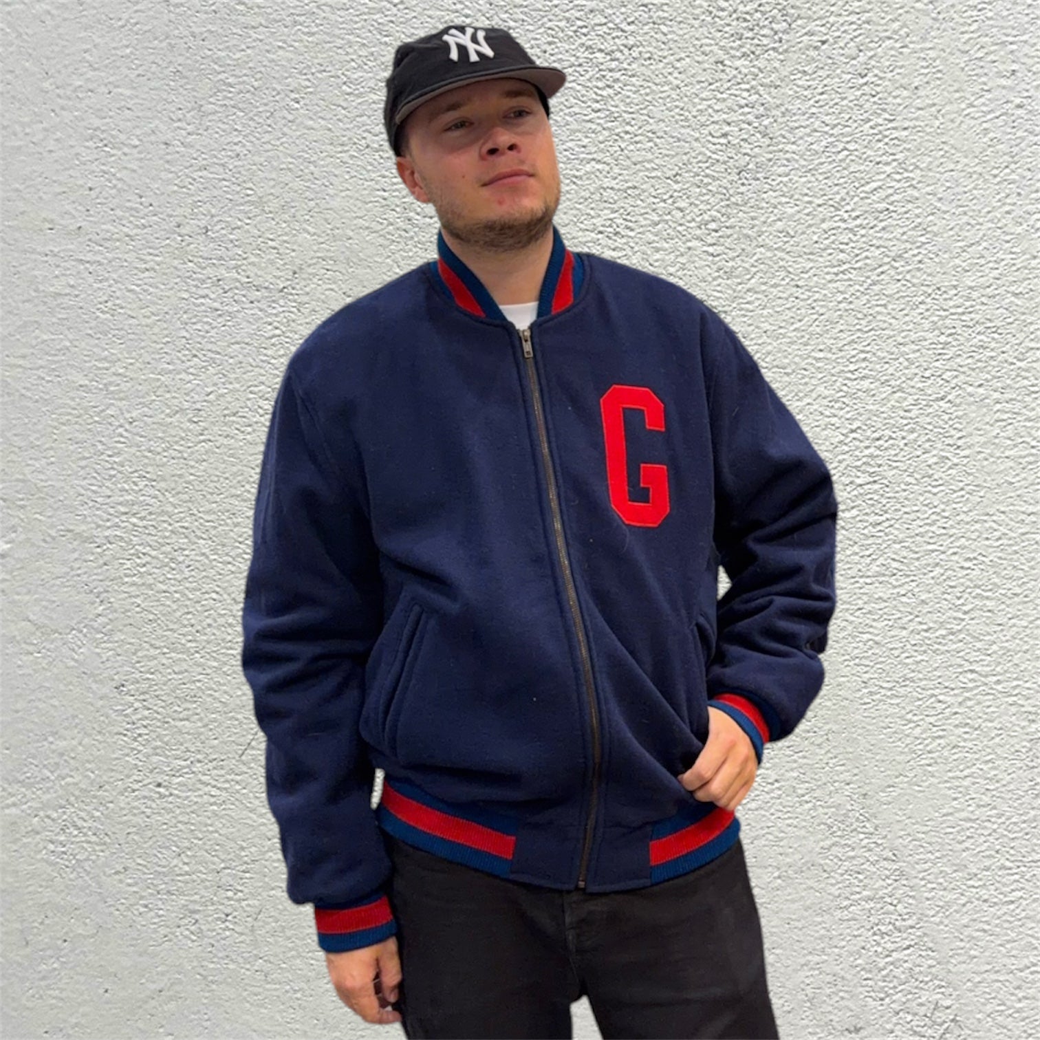 Stewart & Strauss Navy Wool Jacket