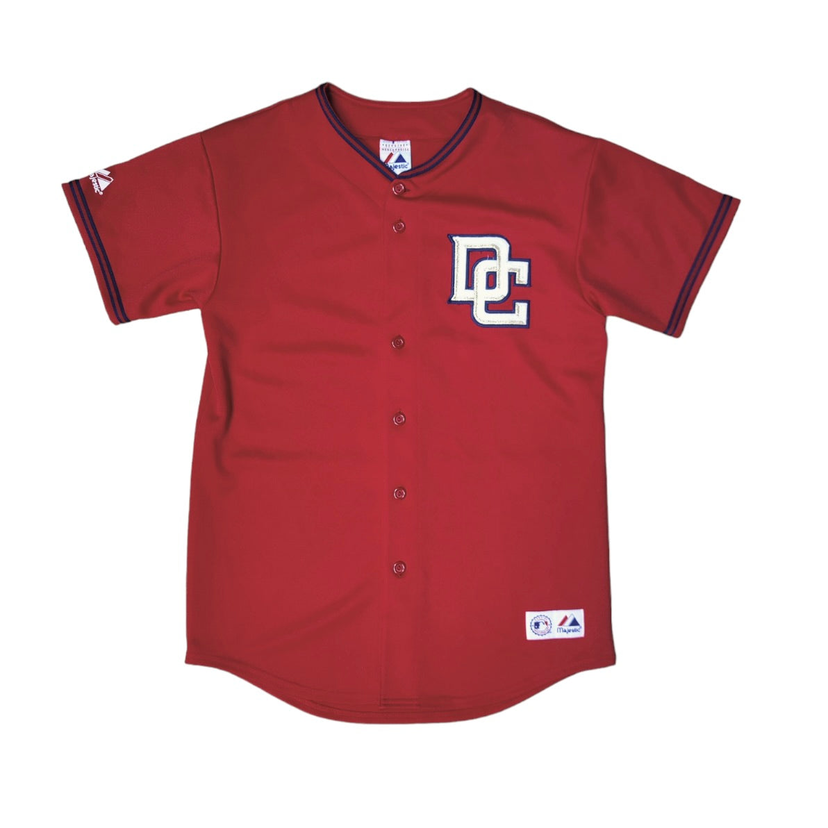 Majestic Red Baseball DC Jersey