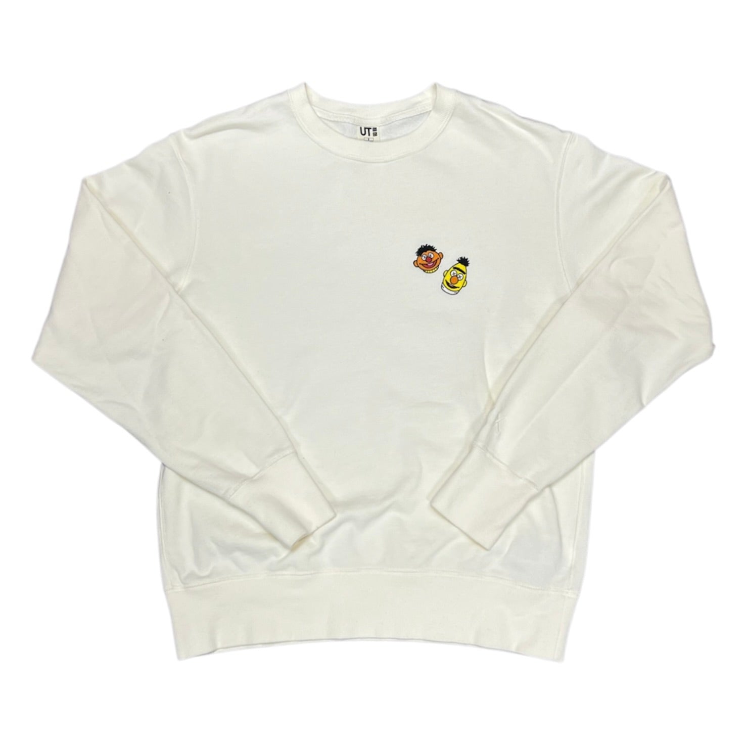 KAWS x Uniqlo x Sesame Street Bert & Ernie Heads Sweatshirt