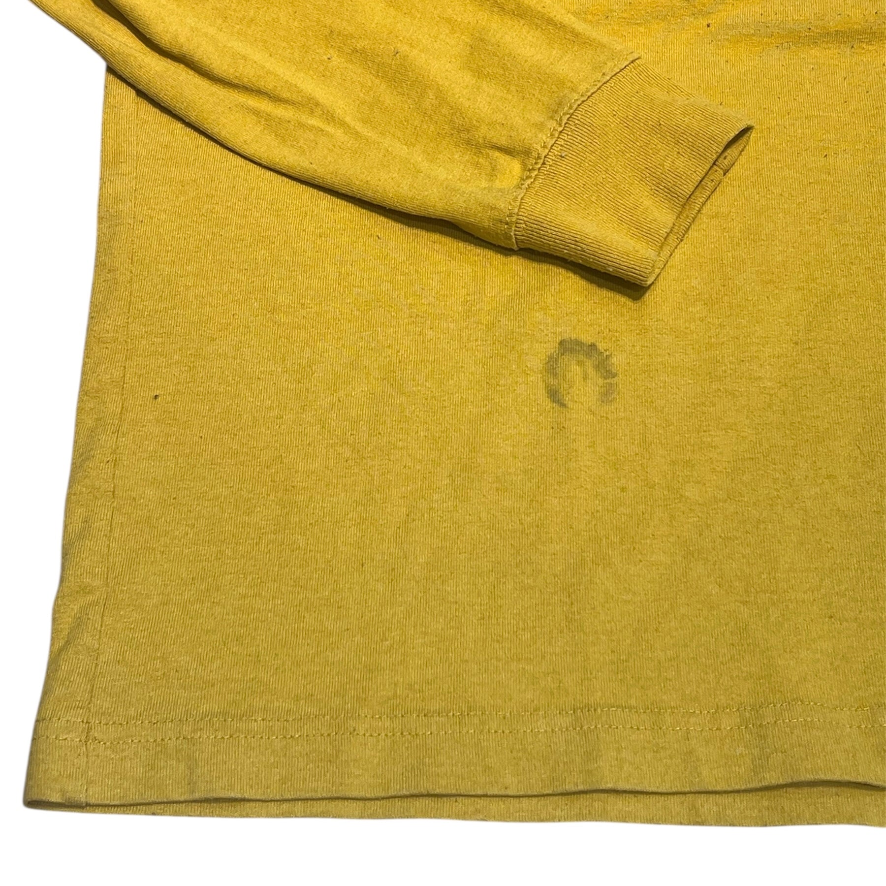 Carhartt Pocket Yellow Long Sleeve Tshirt