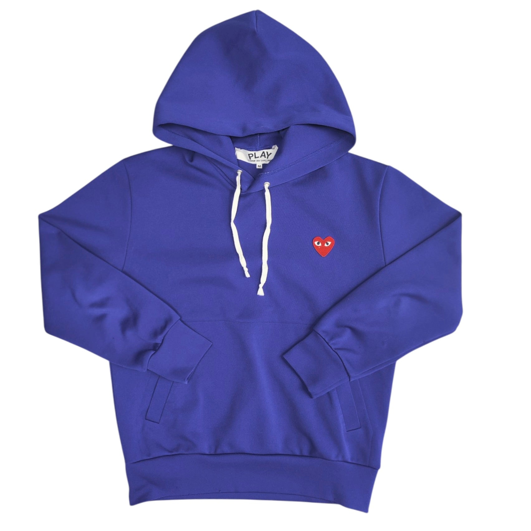 Comme Des Garçons Play Blue Hoodie