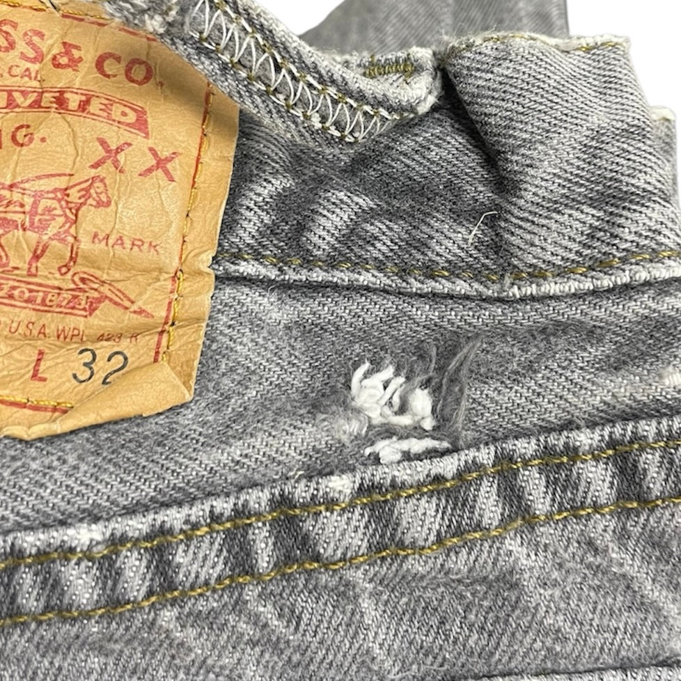 Vintage Levis Grey 501 Jeans