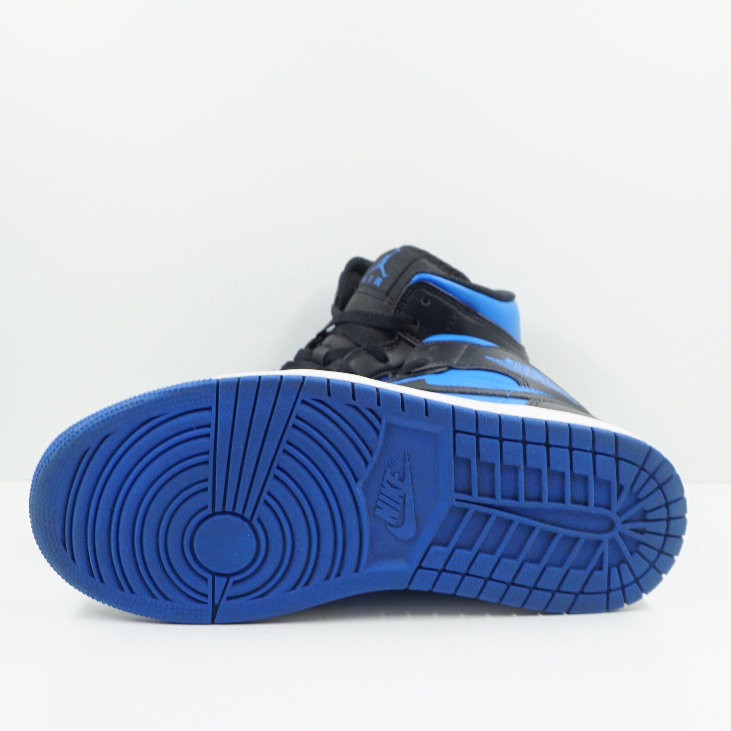 Jordan 1 Mid Black Royal Blue