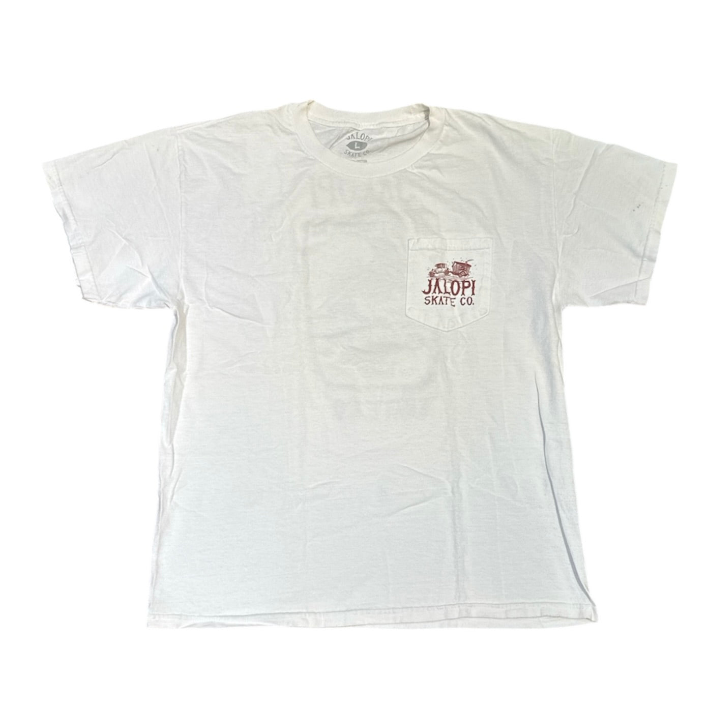 Jalopi Skate Co. Dont Follow Me I'm Lost Too White Tshirt