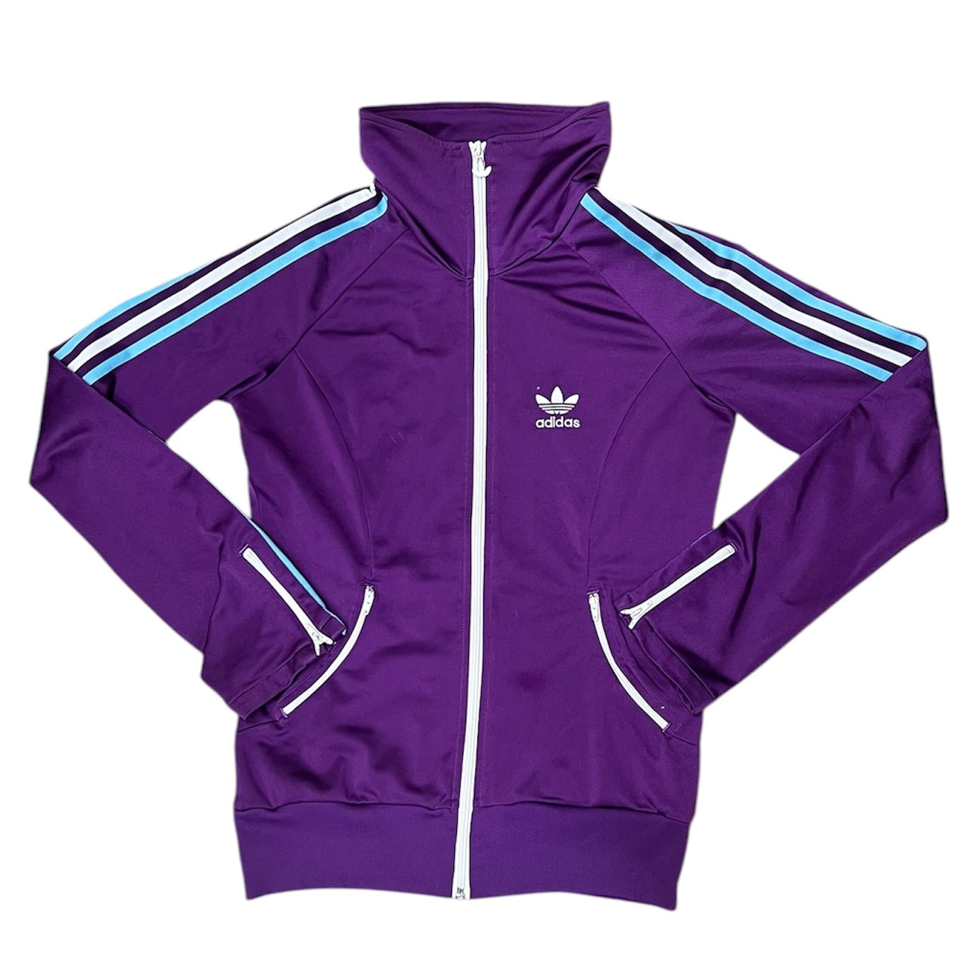 Adidas Track Top Purple Full Zip (W)