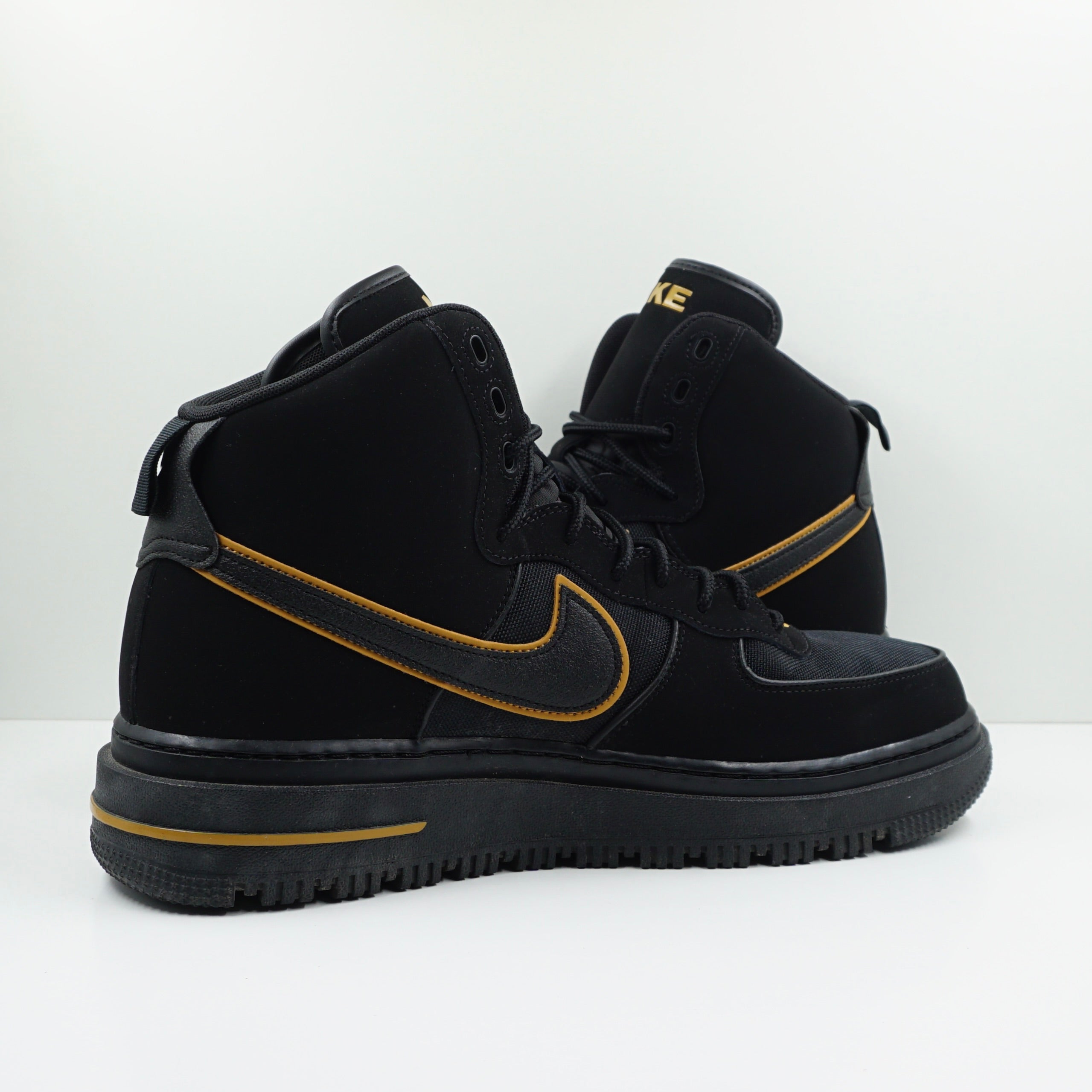 Nike Air Force 1 Boot Cordura Black Gold