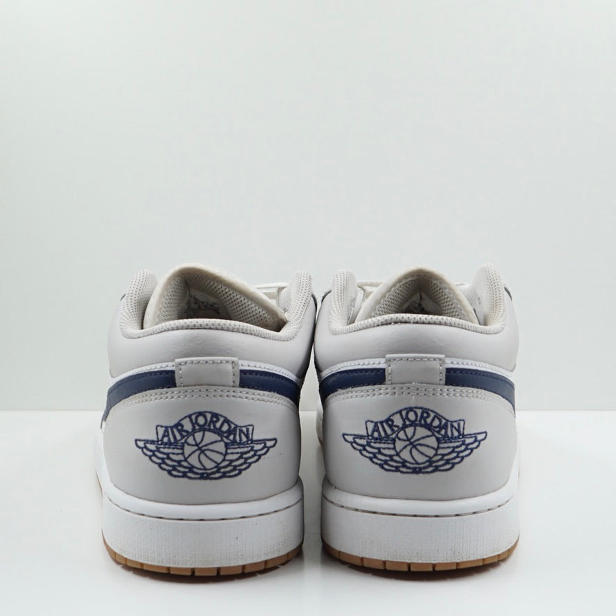 Jordan 1 Low Midnight Navy Neutral Grey