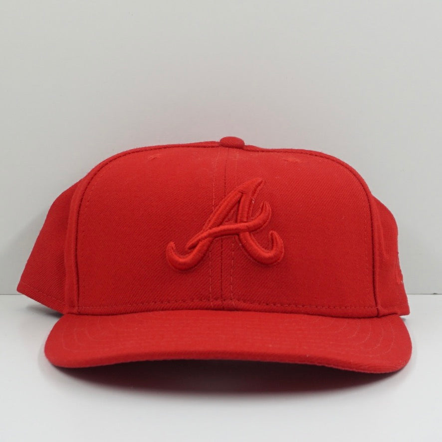 New Era Atlanta Braves Red Fitted Cap (2005)