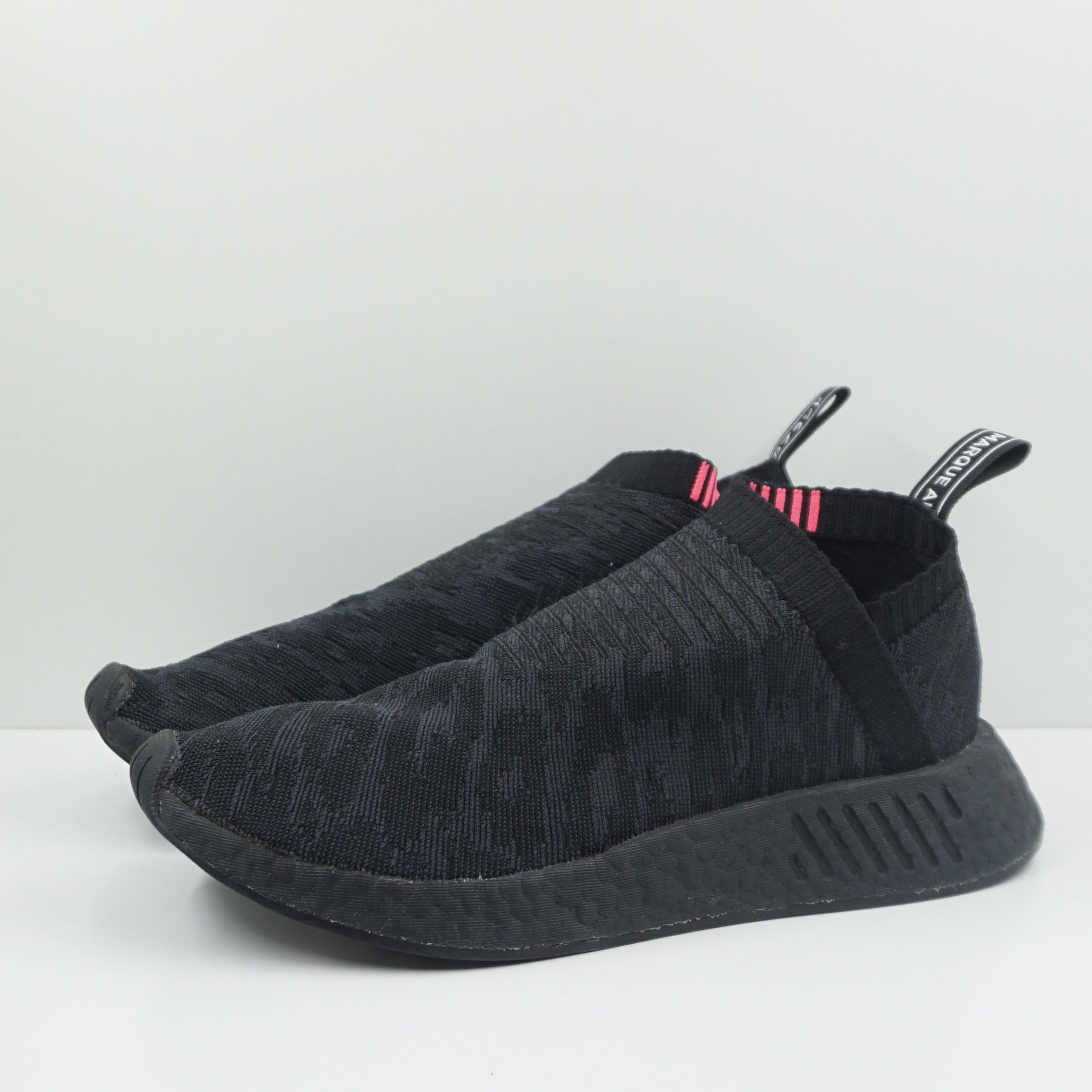 Adidas NMD CS2 Triple Black Shock Pink Adidas NMD CS2 Triple Black Shock Pink
