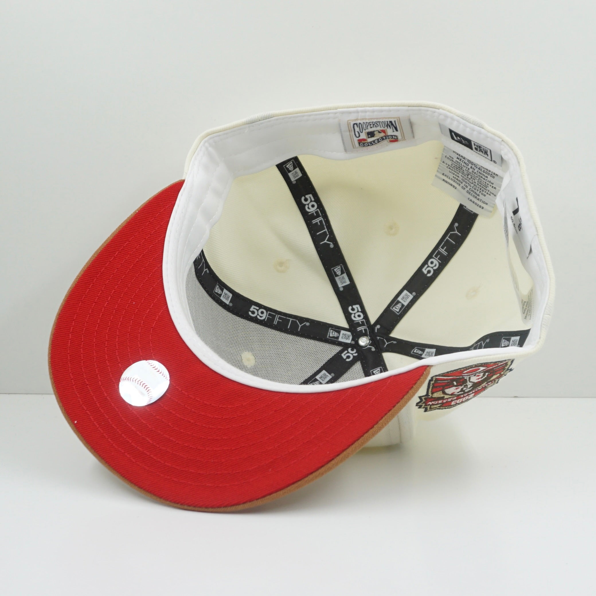 New Era Cooperstown Cincinnati Reds 2003 Inaugural Season Fitted Cap