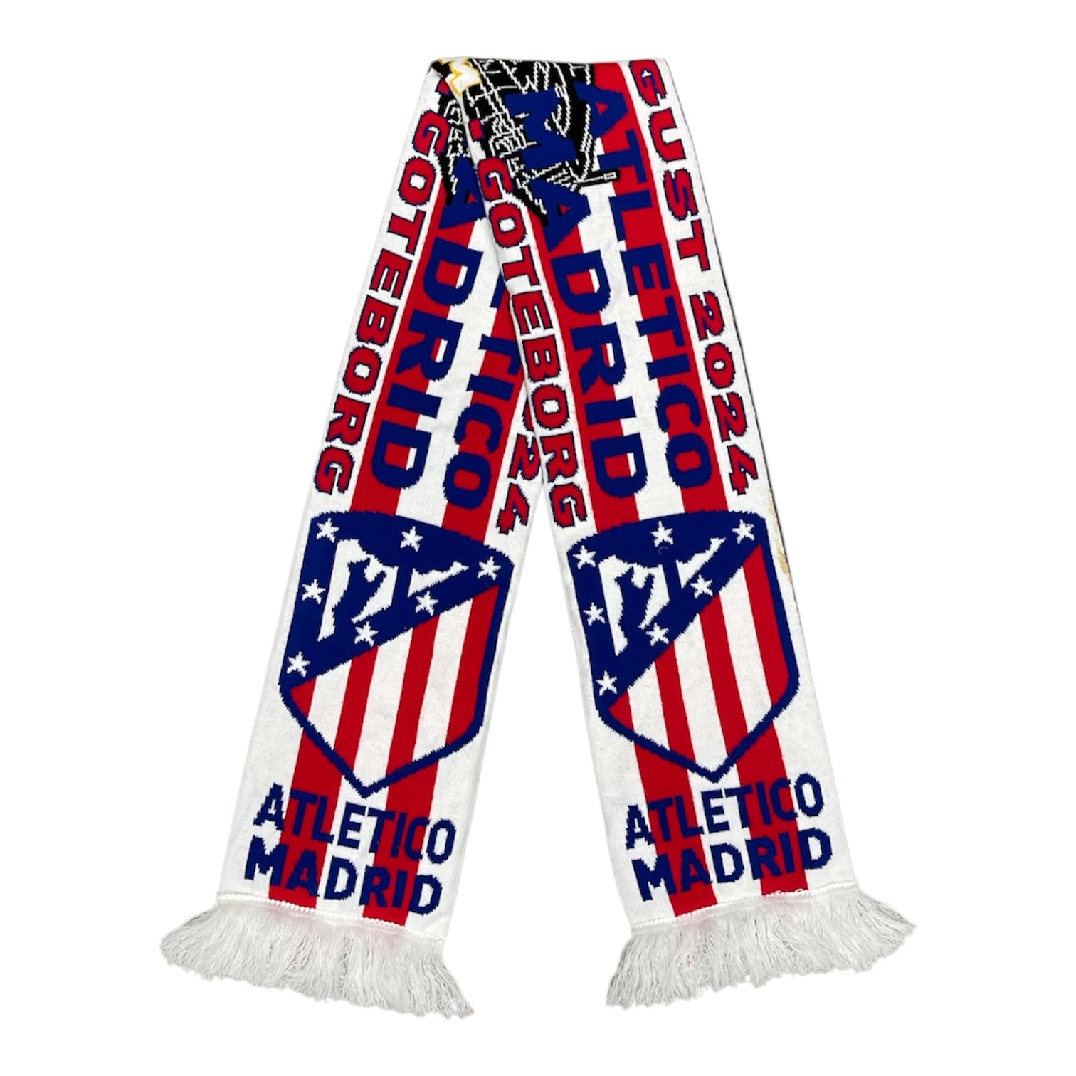 Juventus VS Atletico Madrid Ullevi Gothenburg Football Scarf (2024)