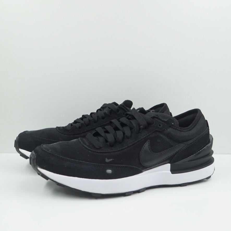 Nike Waffle One Black White Orange Black (GS)