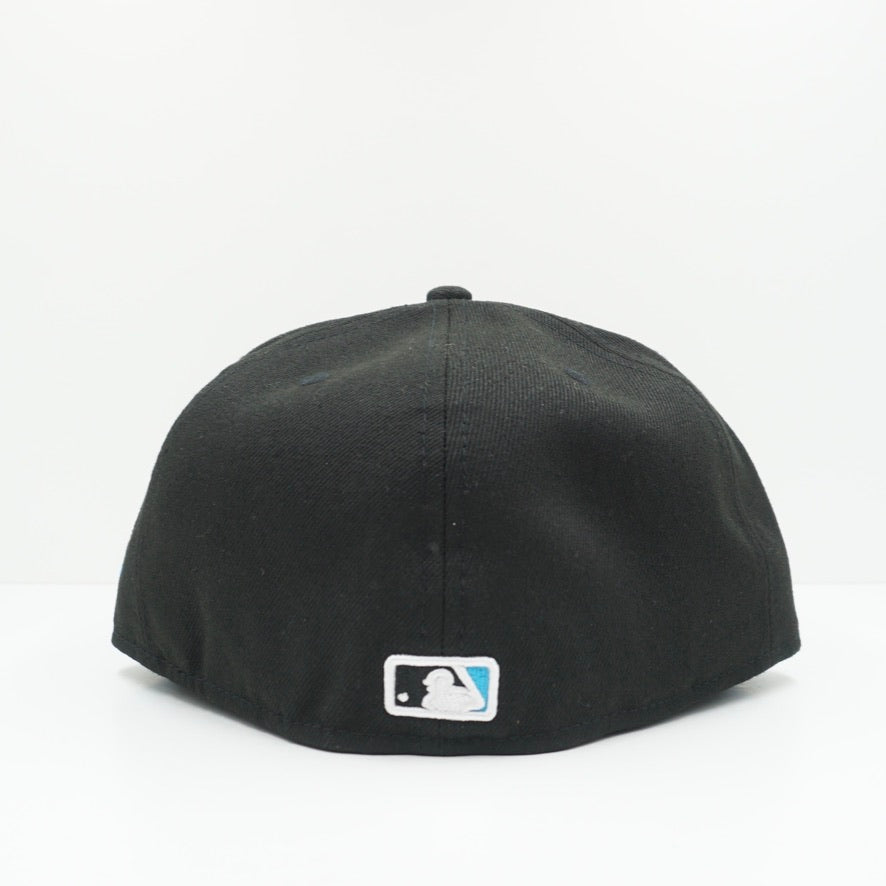 New Era Miami Marlins Black Fitted Cap