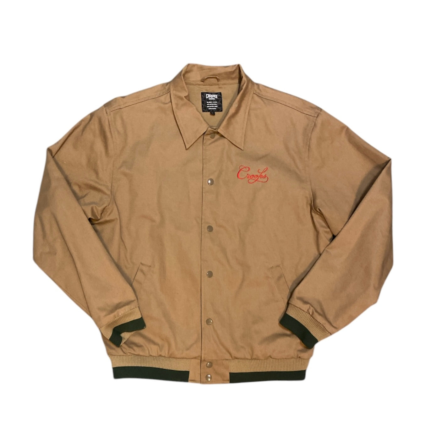 Crooks and Castles Brown Coach Jacket
