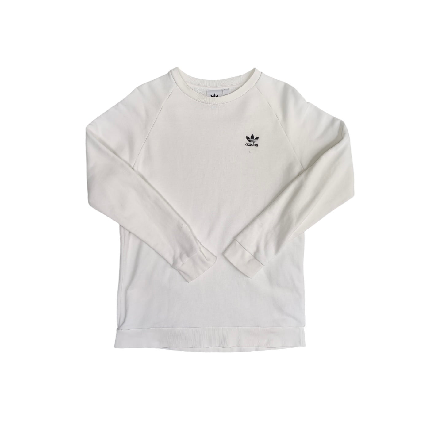 Adidas Essential White Sweatshirt